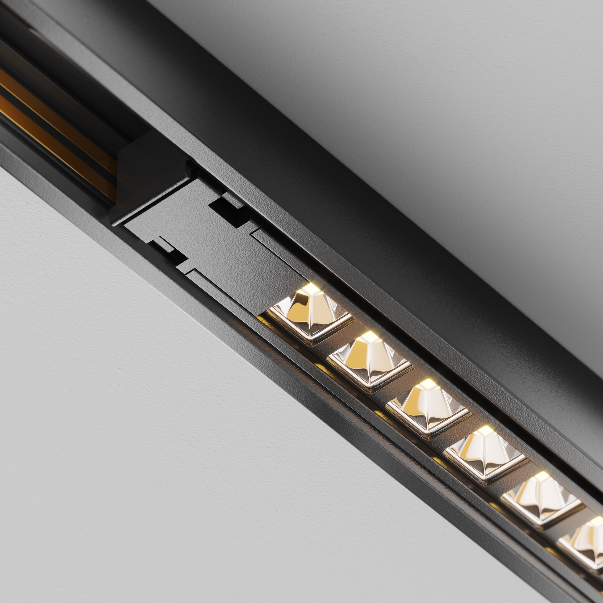 Трековый светильник Points Exility X 2700-6000K 12Вт 40° Dim Dali2 47*1*-1 см, *LED*12W, K, Maytoni Technical  TR241-4-12WTW-DD2-B, Черный