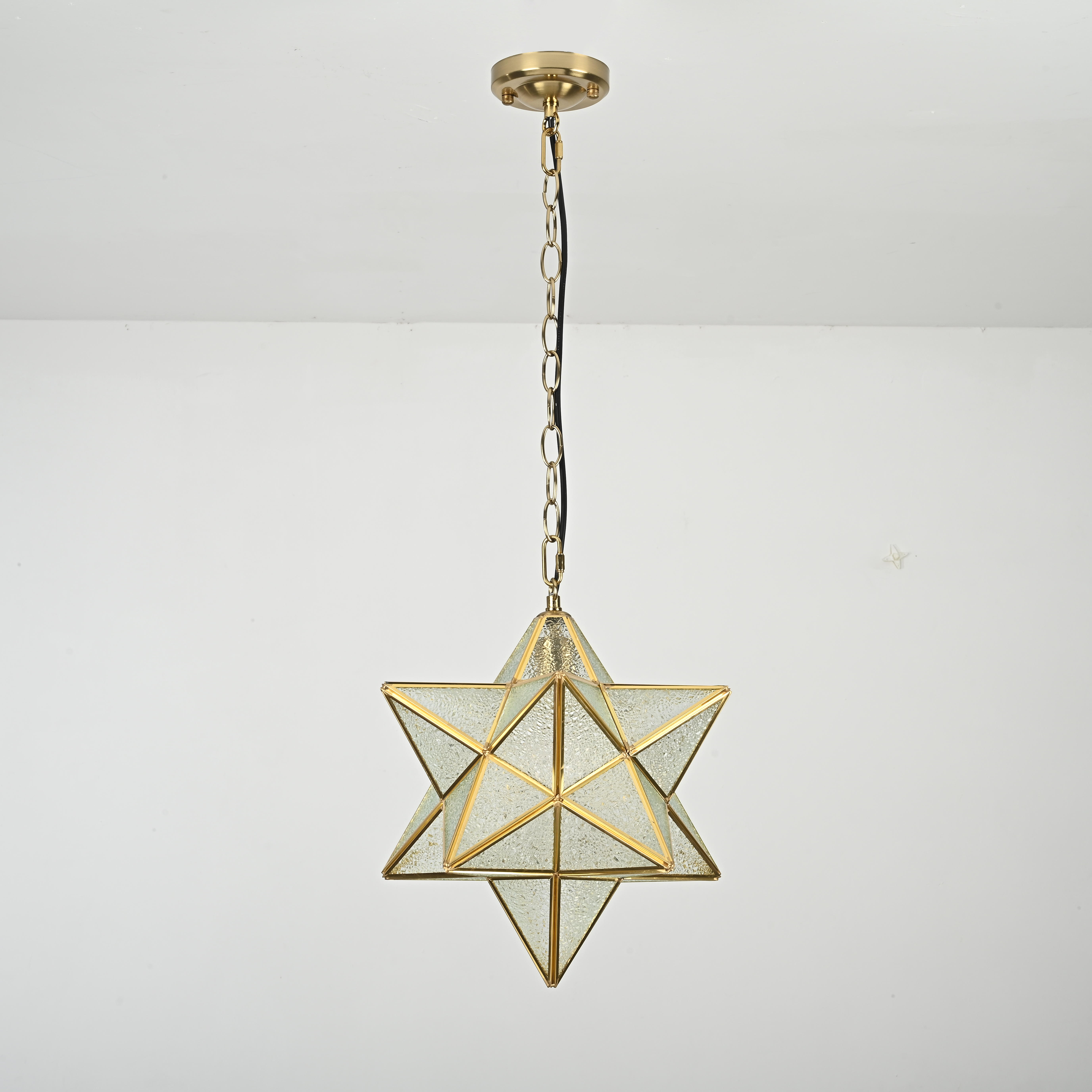 Подвесной светильник Star Effervescent D35 35*35*37 см, 1*E27*60W, ImperiumLoft 40.225, Золотистый