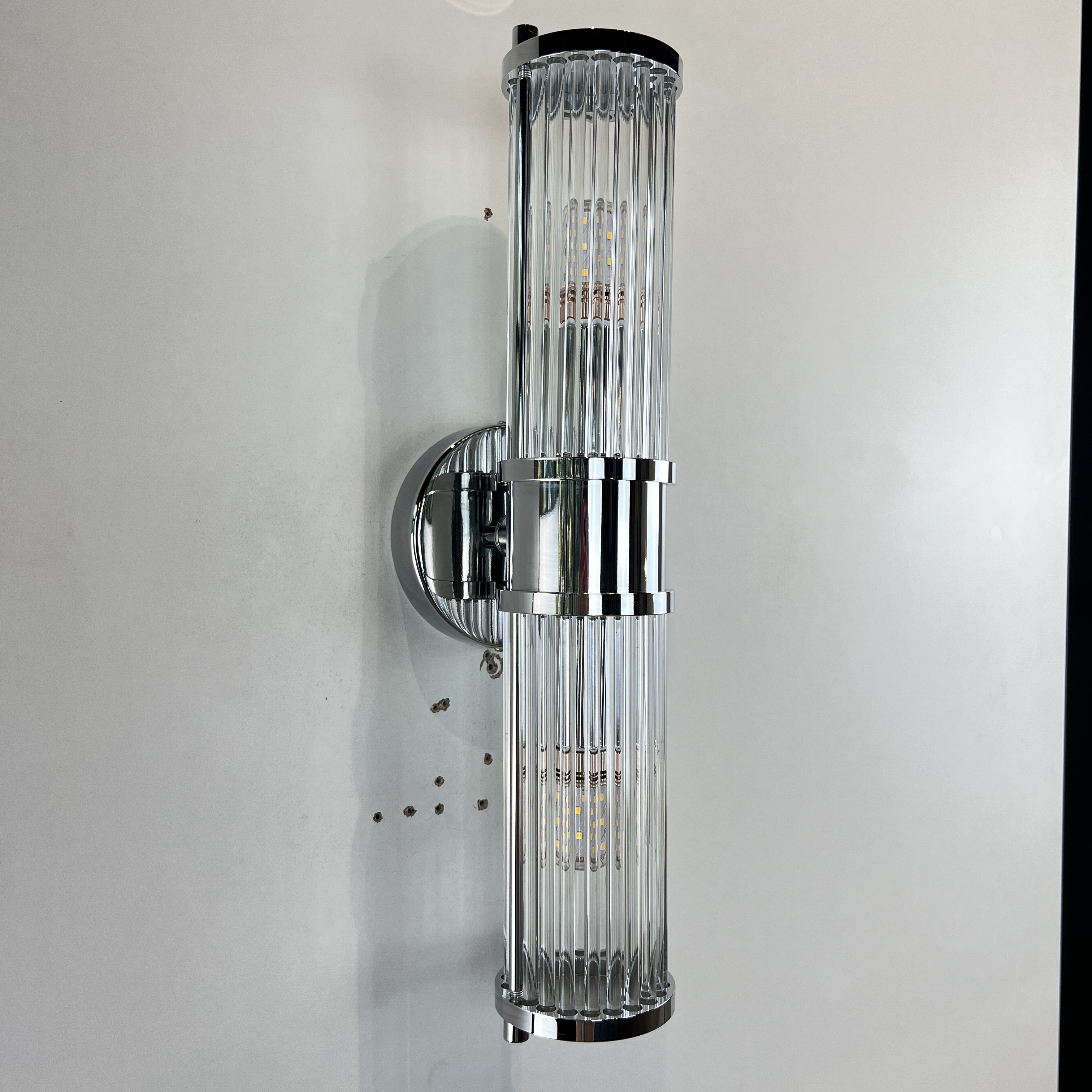 Бра Imperium Collection Claridges 123208-01 nickel 12*12*46,5 см, 2*E14*40W, ImperiumLoft 123208-01, Никель