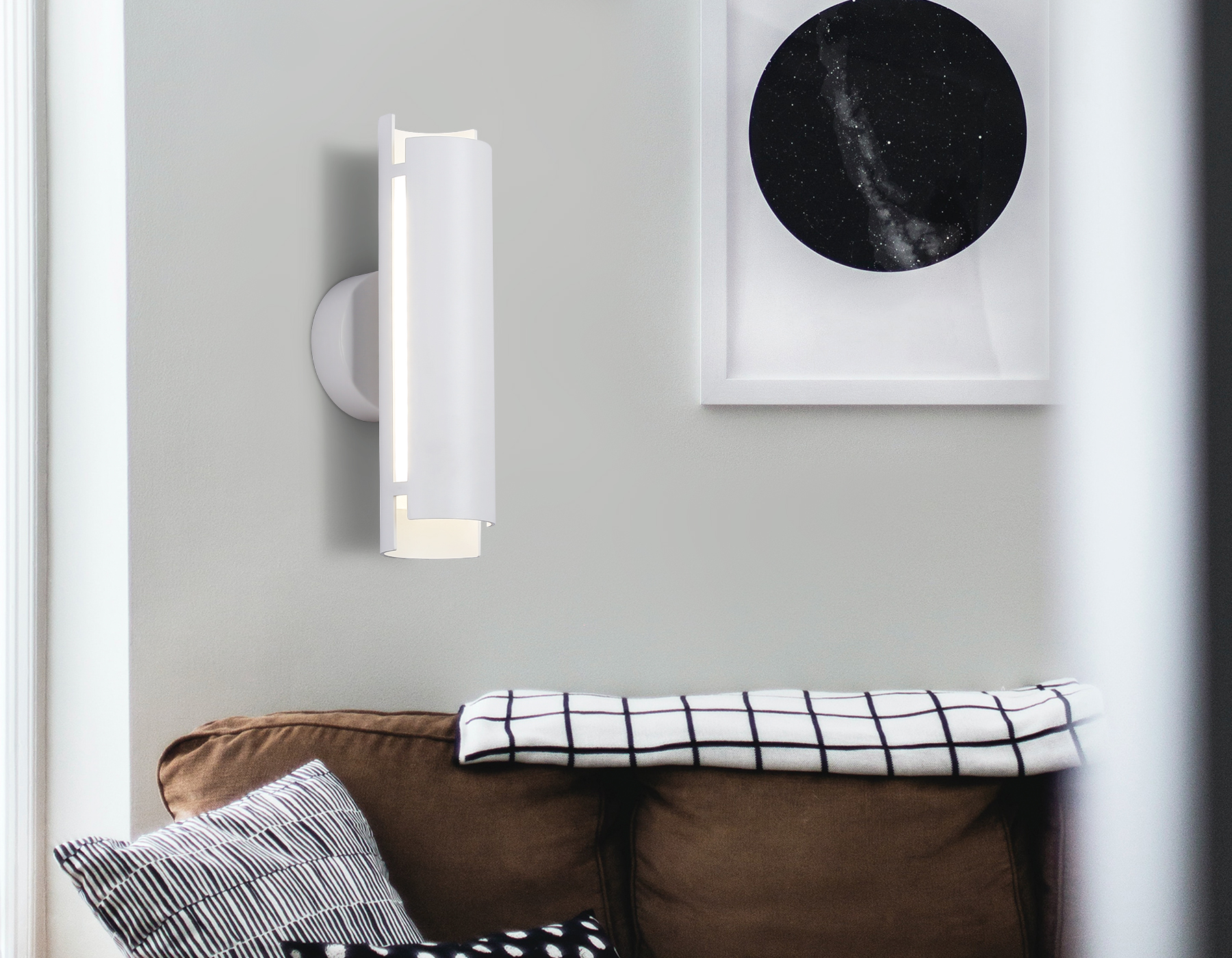 Бра 23*6*10- см, **W, 4200K, Ambrella Light Techno Spot TN71331, белый