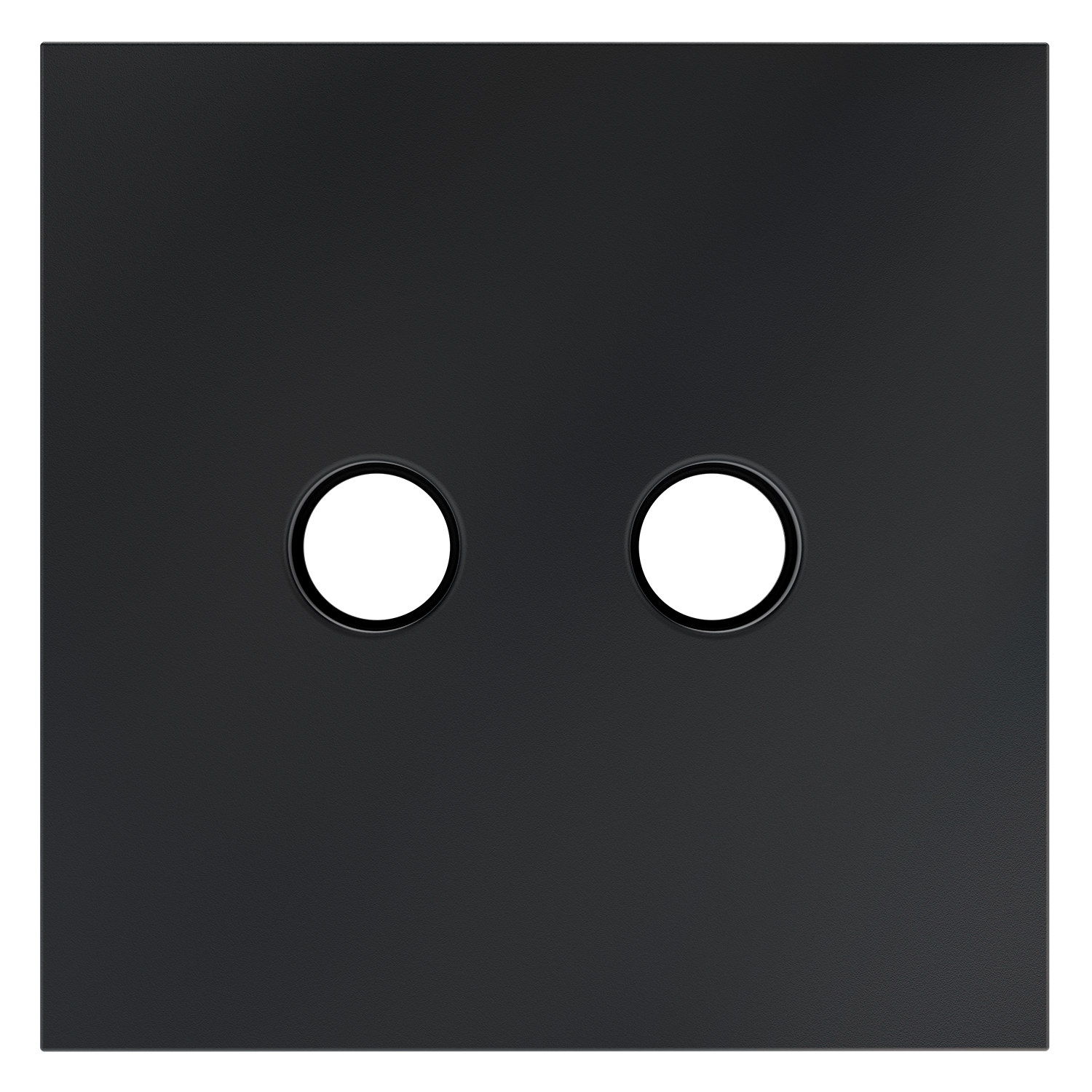 Накладка для розетки телевизионной оконечной TV+SAT, графит Voltum S70 VLS001607, Пластик Soft touch