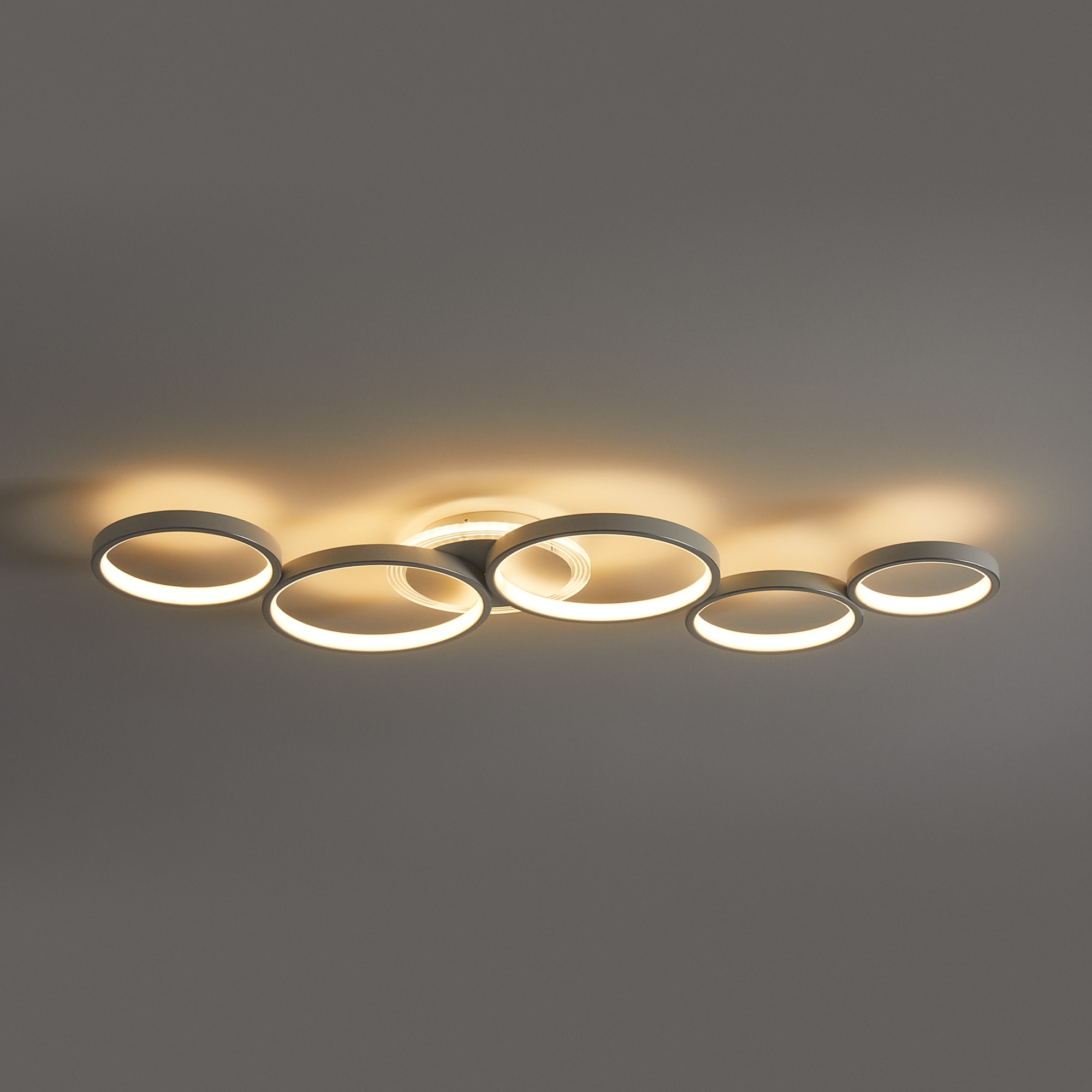 Светильник 94,5*40,5*6-6 см, *LED*150W, 3000-5700K, Freya Нео Гео/Neo Geo FR6201CL-L150W, Белый