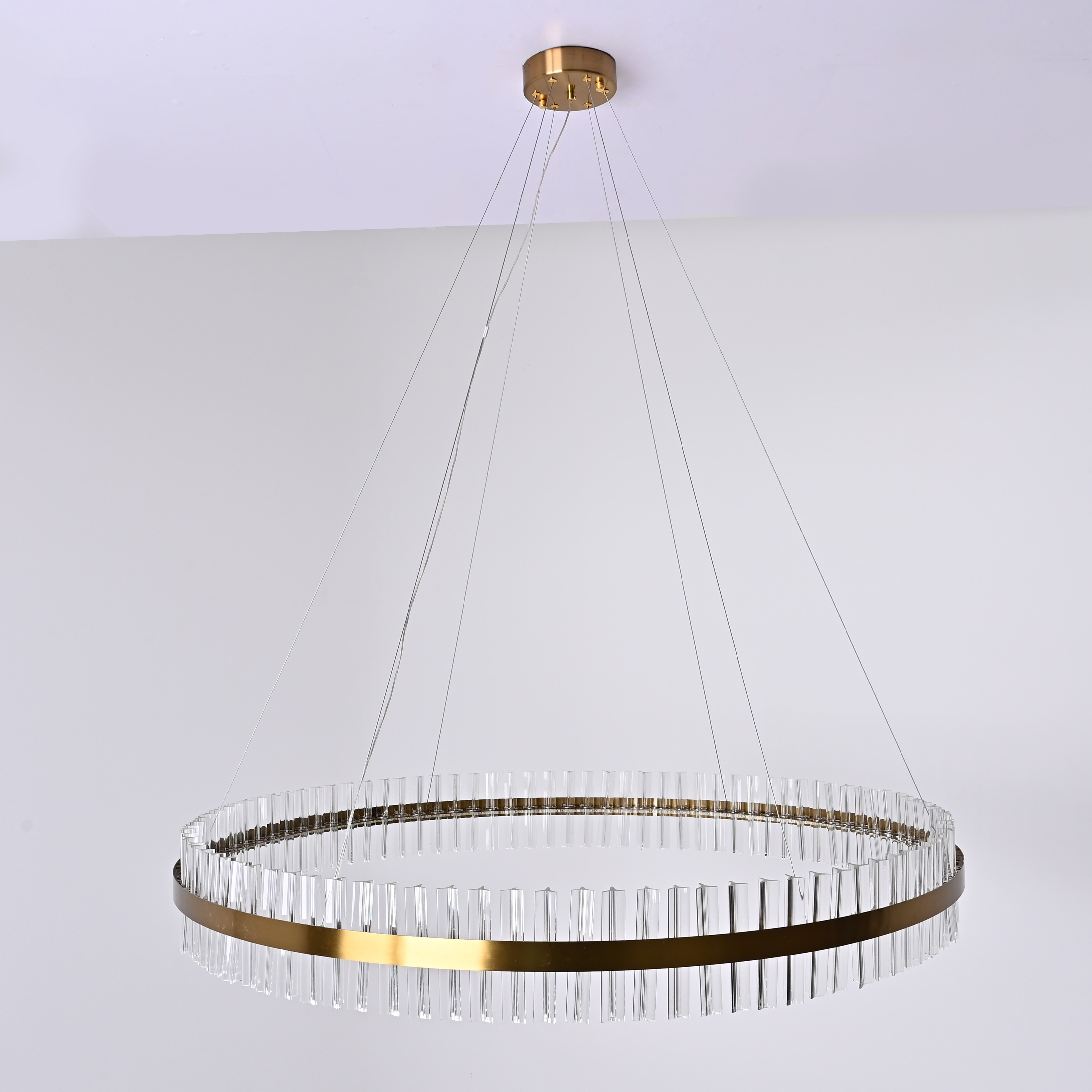Подвесная люстра Saturno Not Baroncelli Suspension D120 120*120*120 см, 1*LED*50W, ImperiumLoft 40.1643-0, Золотистый