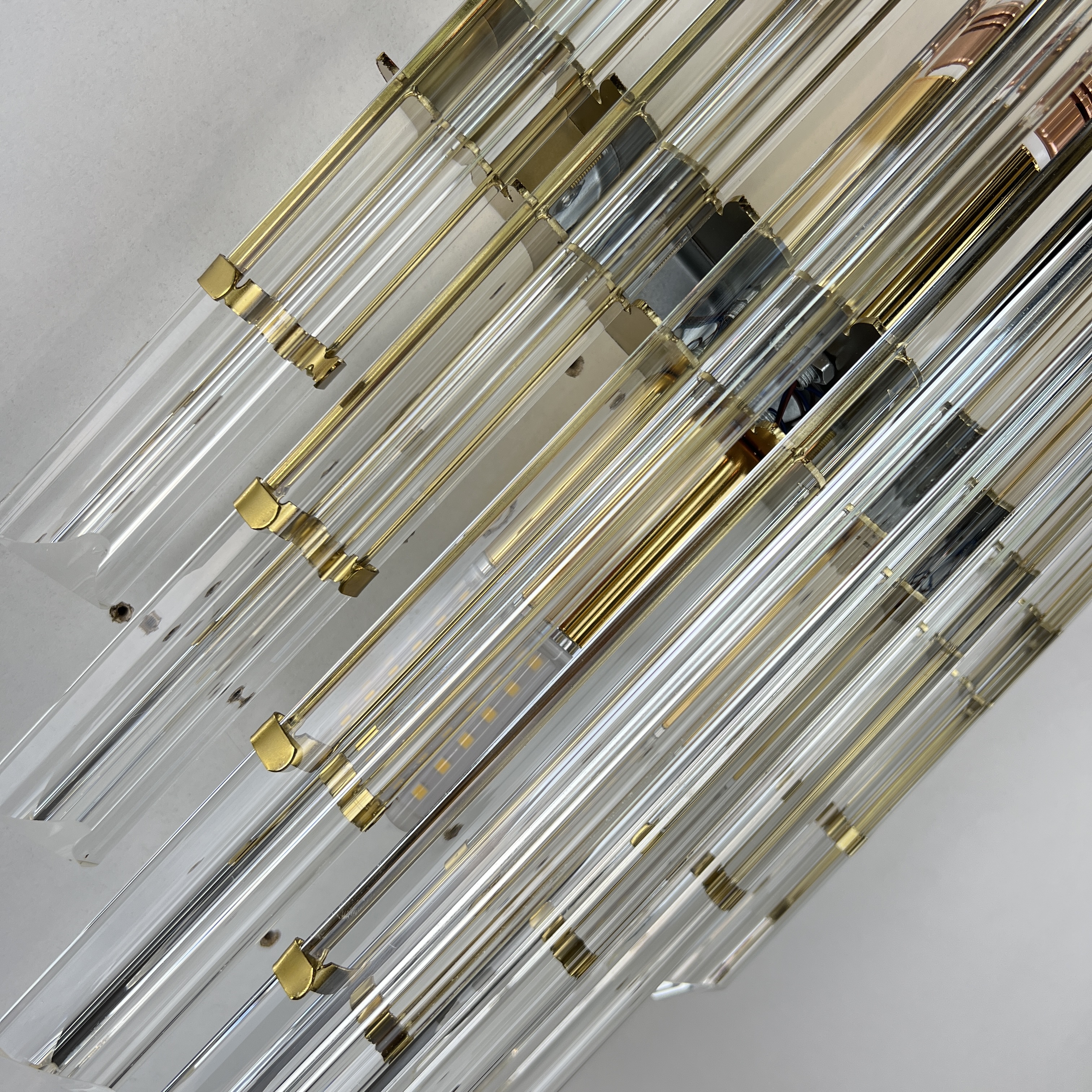 Бра Art Wall Luxury 2 9*22*50 см, 2*E14*40W, ImperiumLoft 44.721, Золотистый
