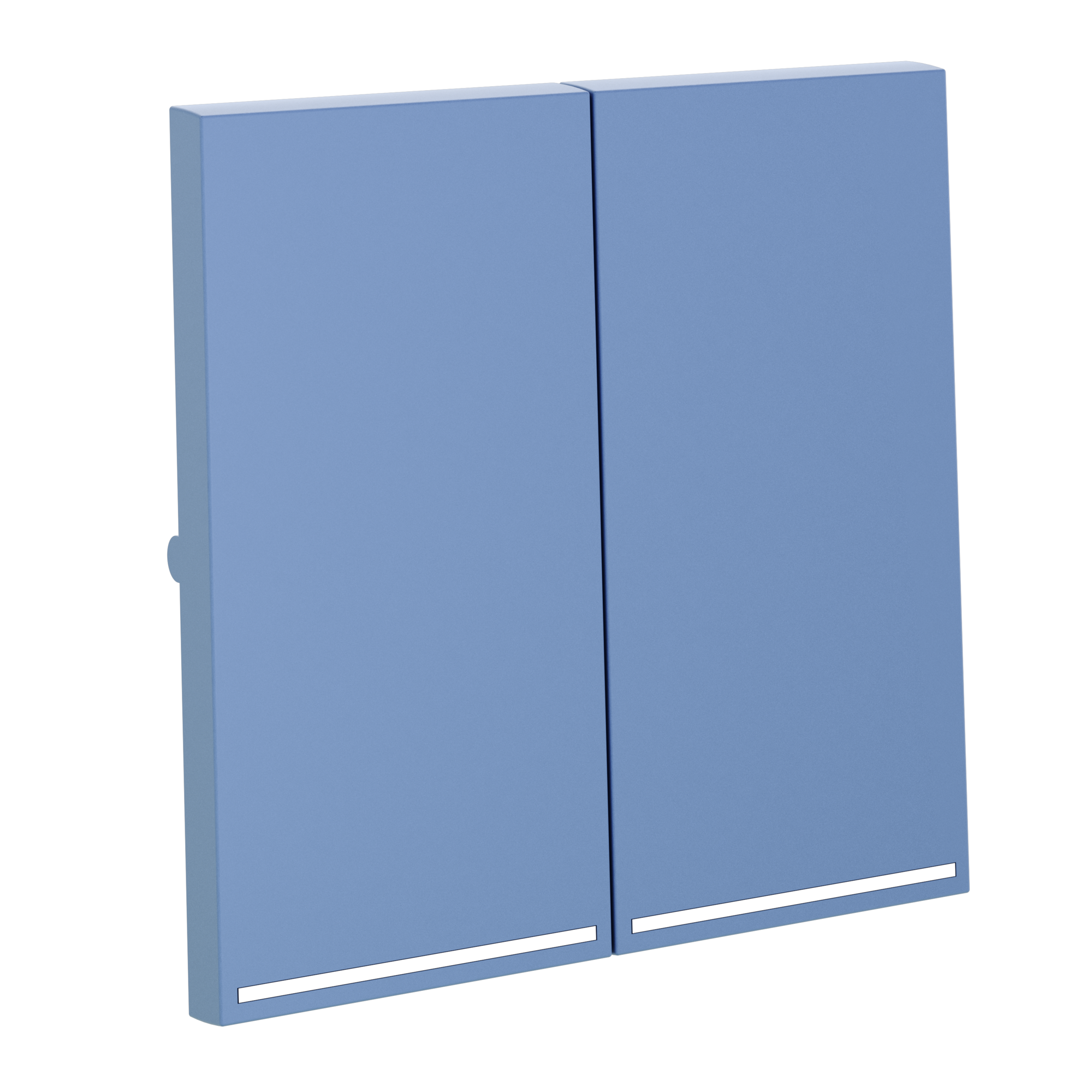 Клавиши для выключателя/переключателя двухклавишного с подсветкой, S70, деним Voltum VLS000415