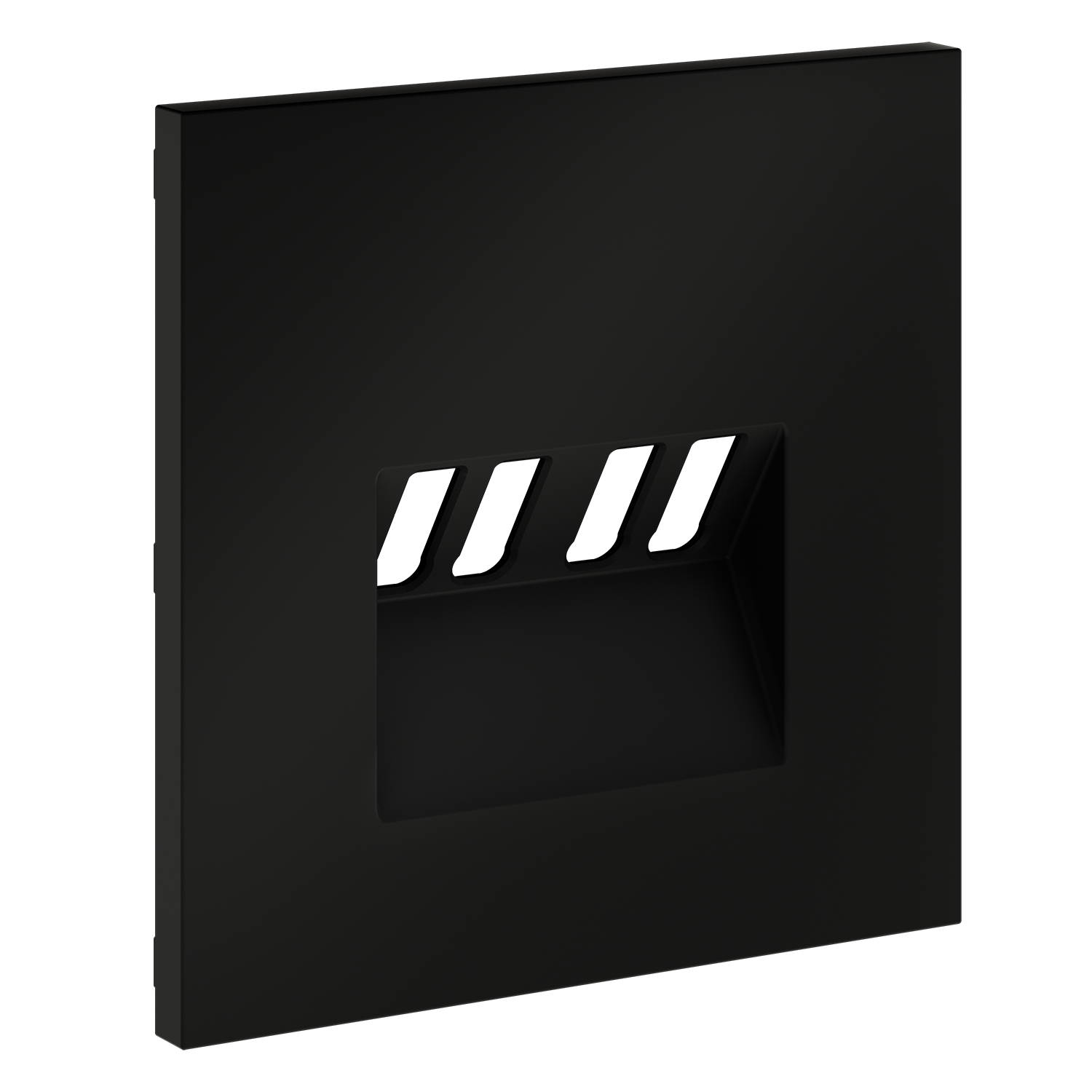 Накладка для розетки акустической 4-местной , черный матовый Voltum S70 VLS001508, Пластик Soft touch