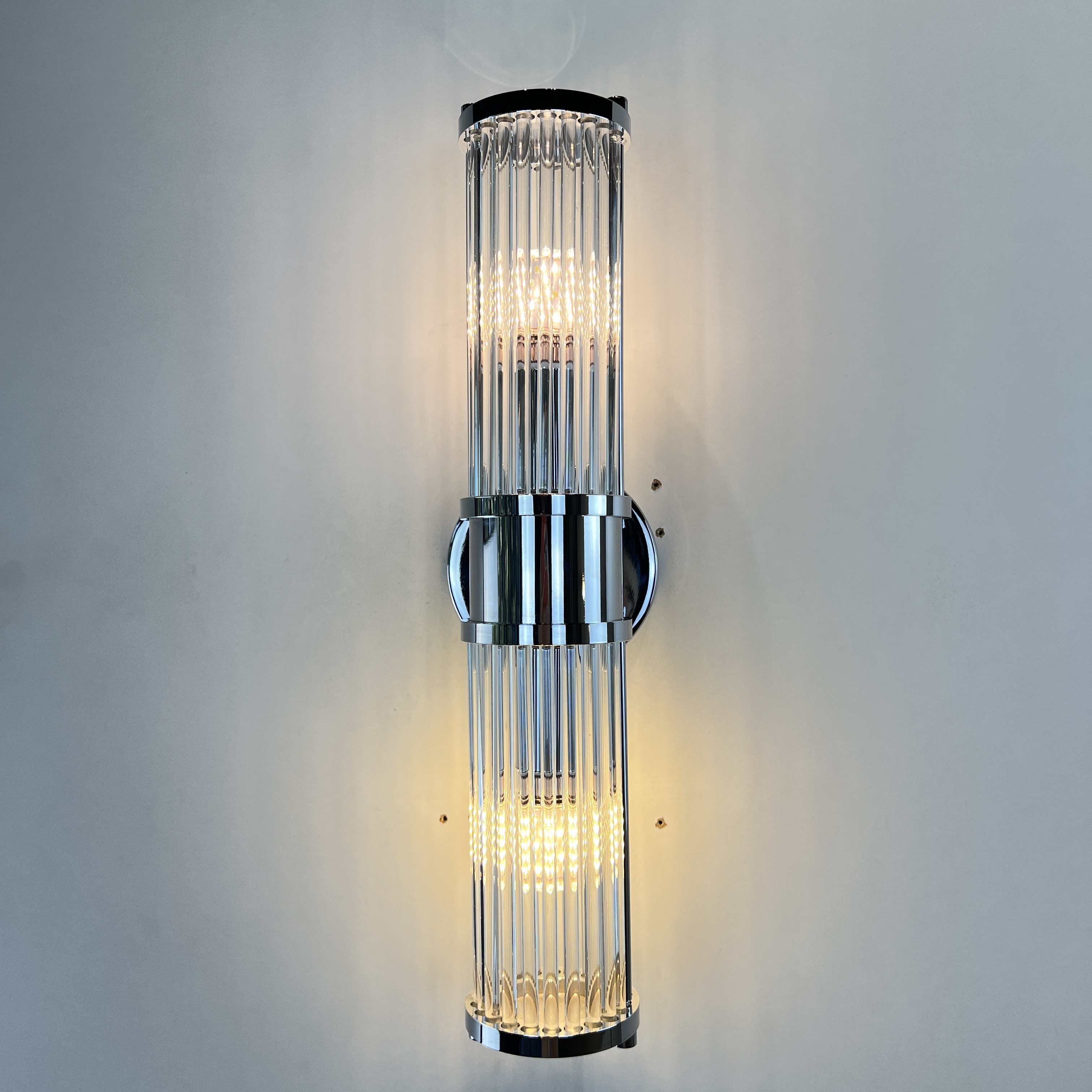 Бра Imperium Collection Claridges 123208-01 nickel 12*12*46,5 см, 2*E14*40W, ImperiumLoft 123208-01, Никель