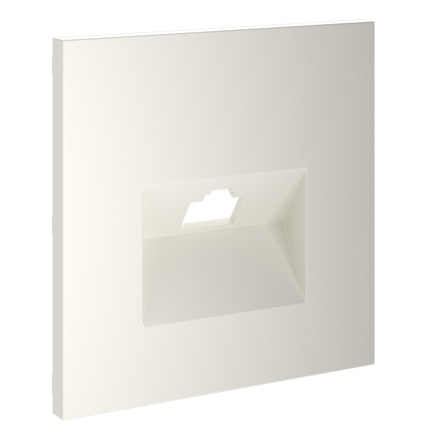 Накладка для розетки компьютерной RJ45 кат.6, S70, хлопок Voltum VLS001313