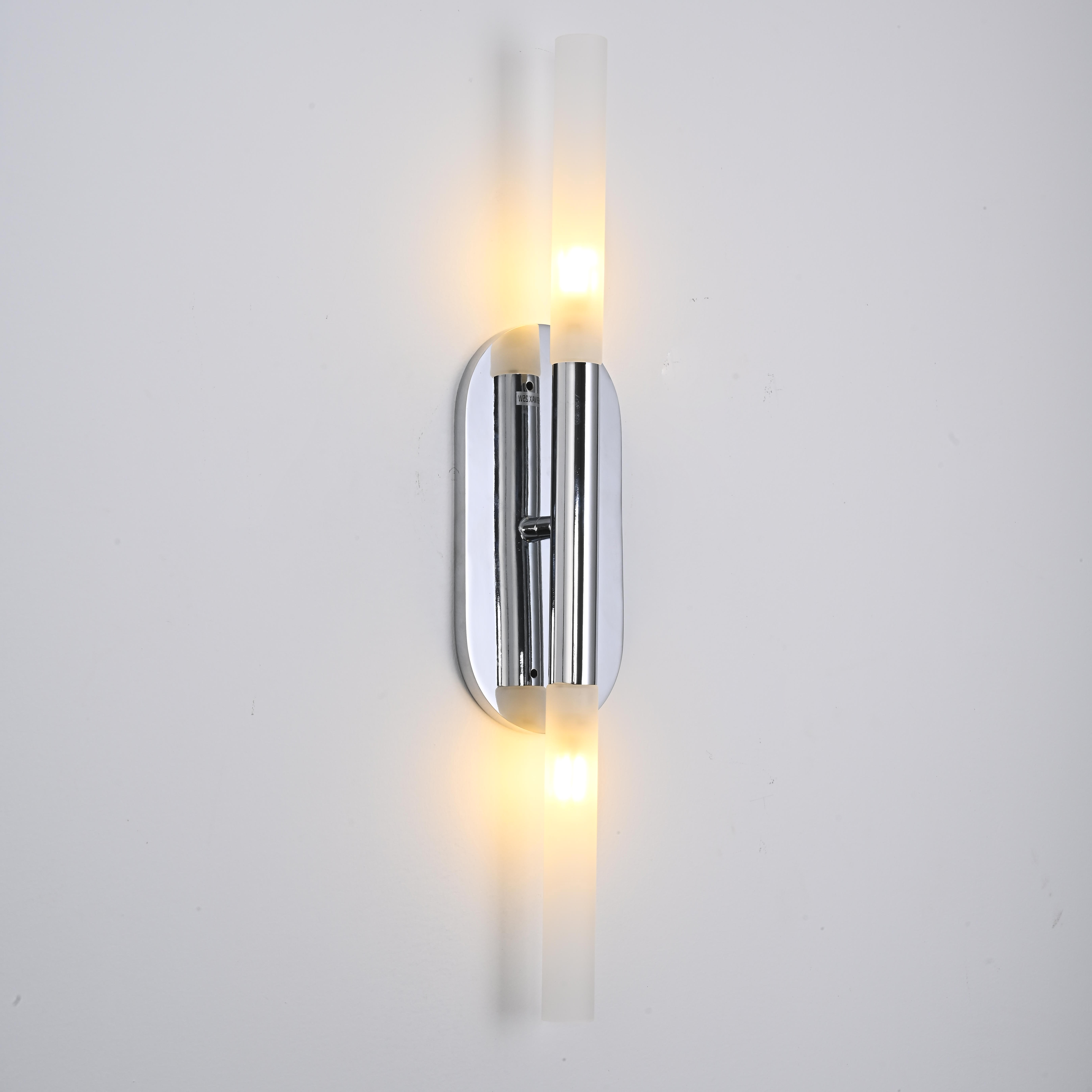 Бра Rousseau Medium Vanity Chromium 7*10*55,8 см, 2*G9*40W, ImperiumLoft 190588-22, Хром