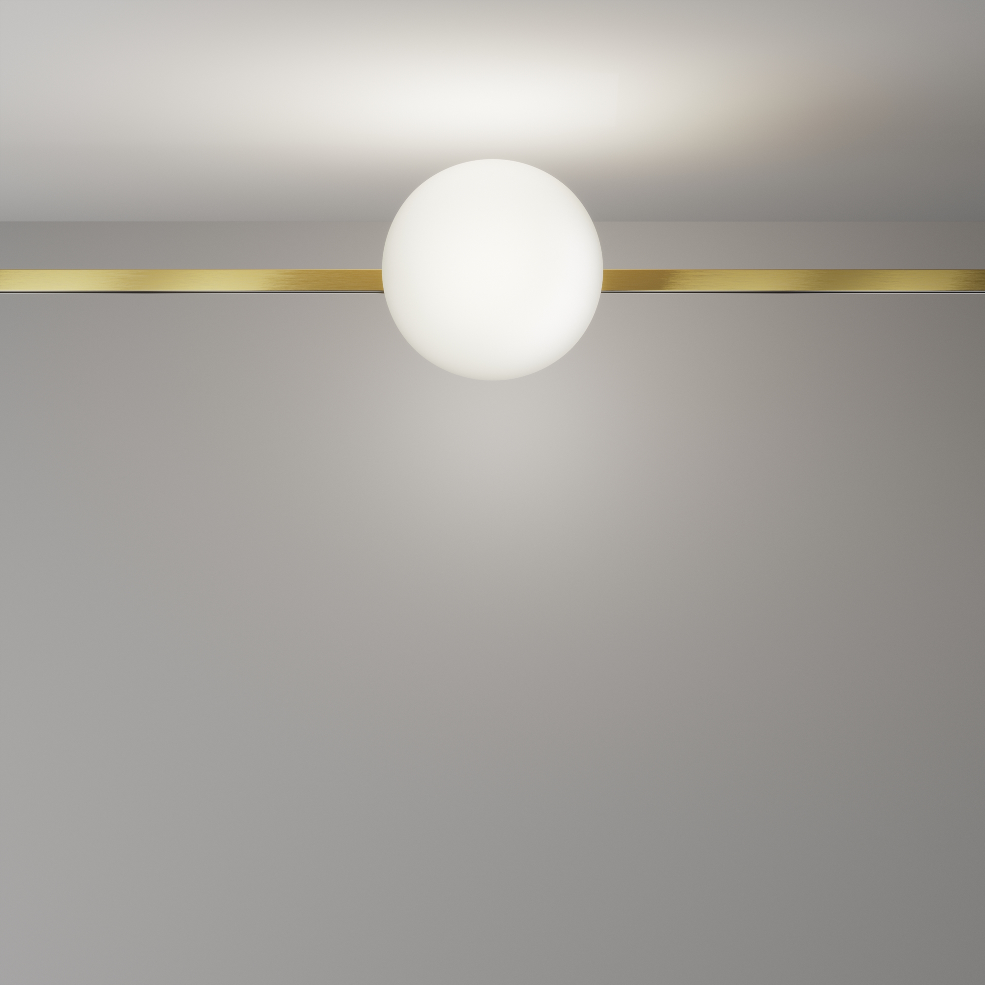 Трековый светильник 16,7*15*-15 см, *LED*8W, 4000K, Maytoni Technical Luna TR229-1-8W4K-BS, Латунь