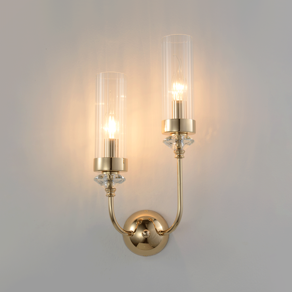 Бра 41 см, Crystal Lux SECRET AP2 GOLD, золото
