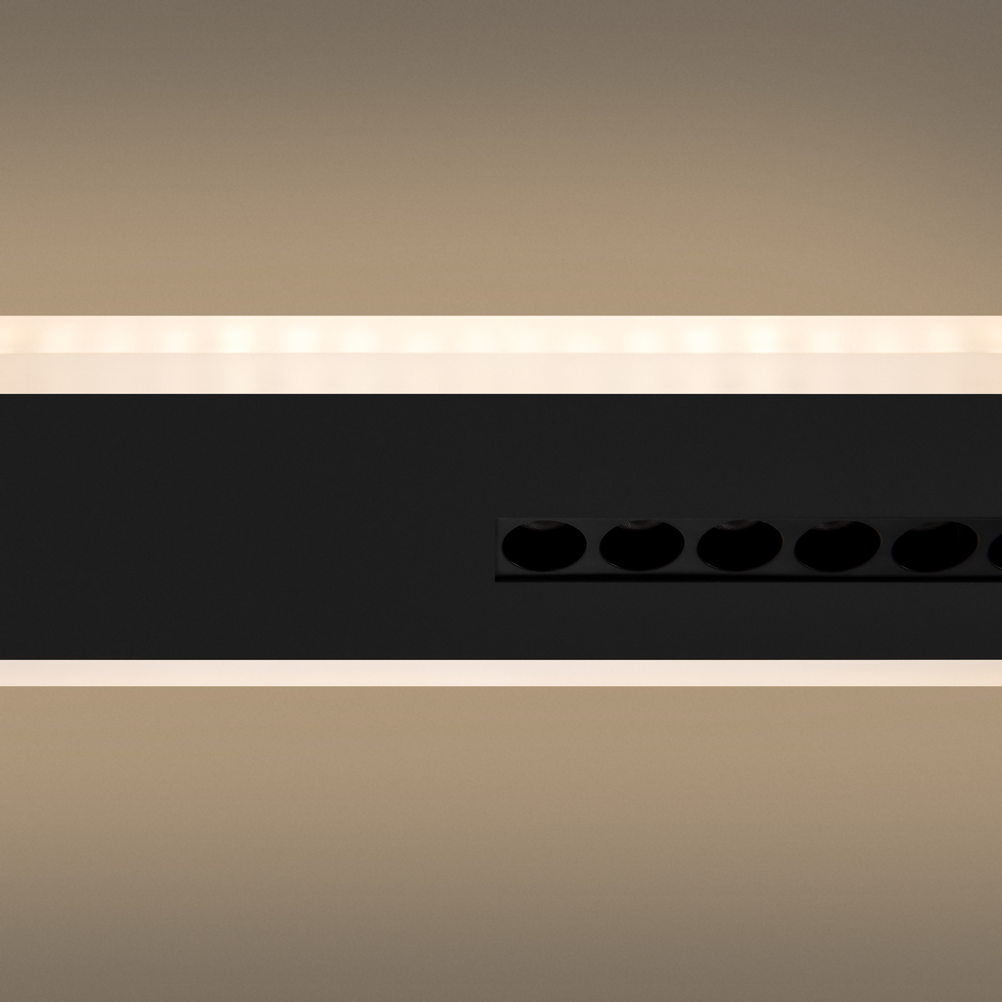 Потолочный светильник 60*10*-4 см, *LED*24W, 4000K, Freya  FR6105CL-L40B, Черный