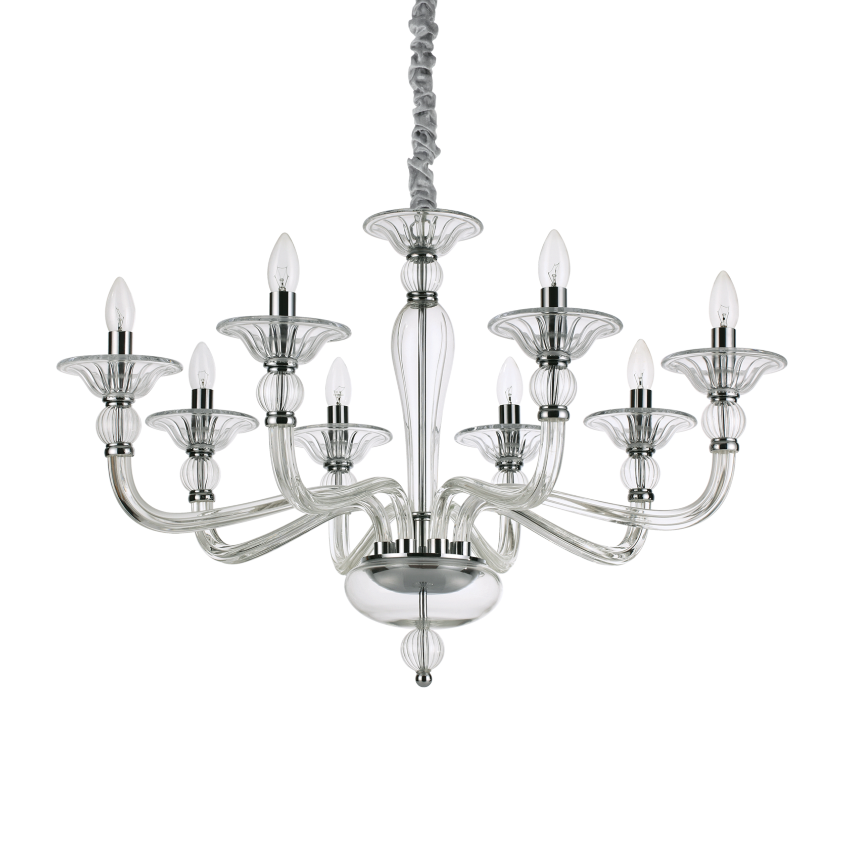 Люстра подвесная ideal lux Danieli SP8 IP20 E14 159980. 77/76/35 см