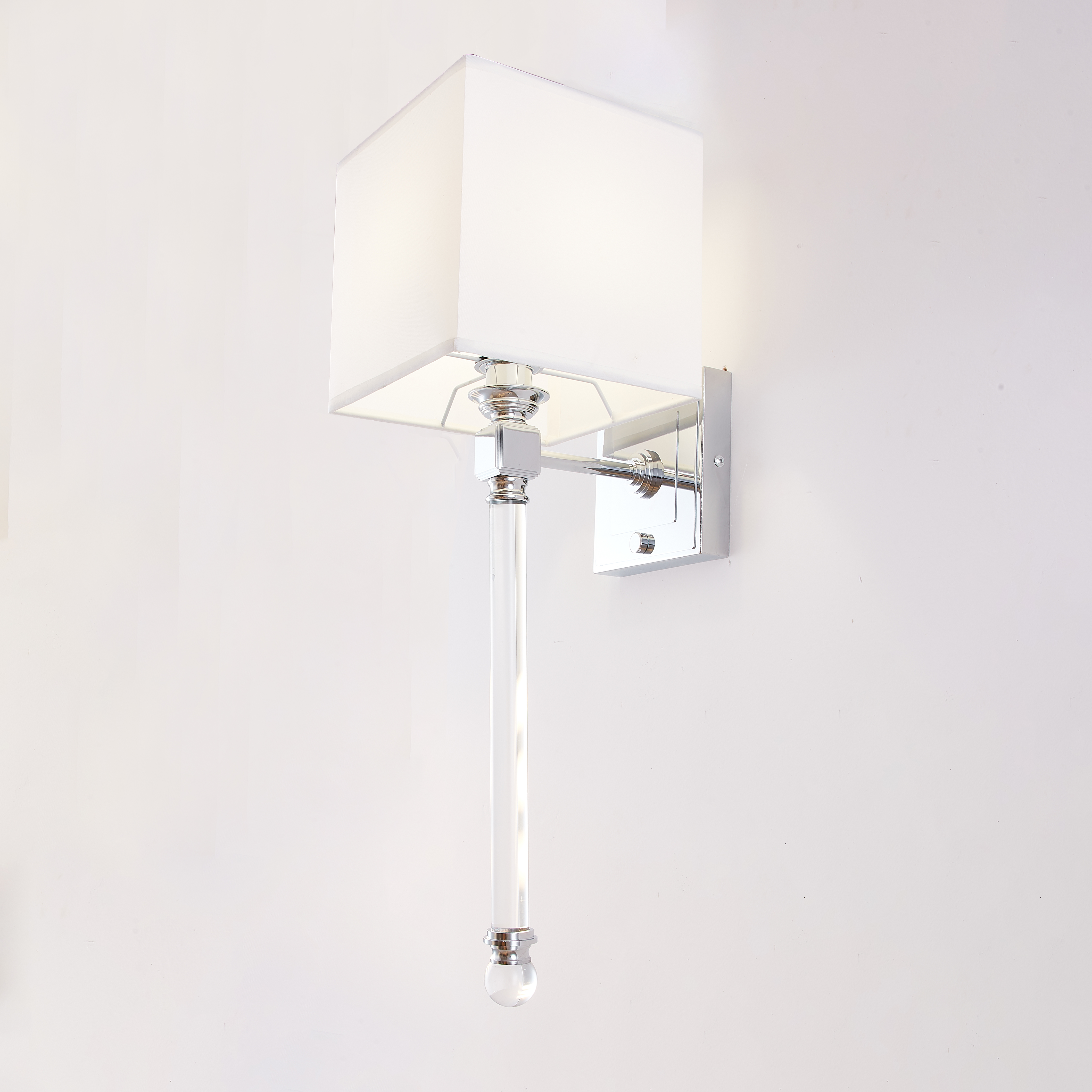 Бра Regina Andrew Crystal Sconce 17,7*15,4*59 см, 1*E14*40W, ImperiumLoft 44.466, Серебристый, Прозрачный