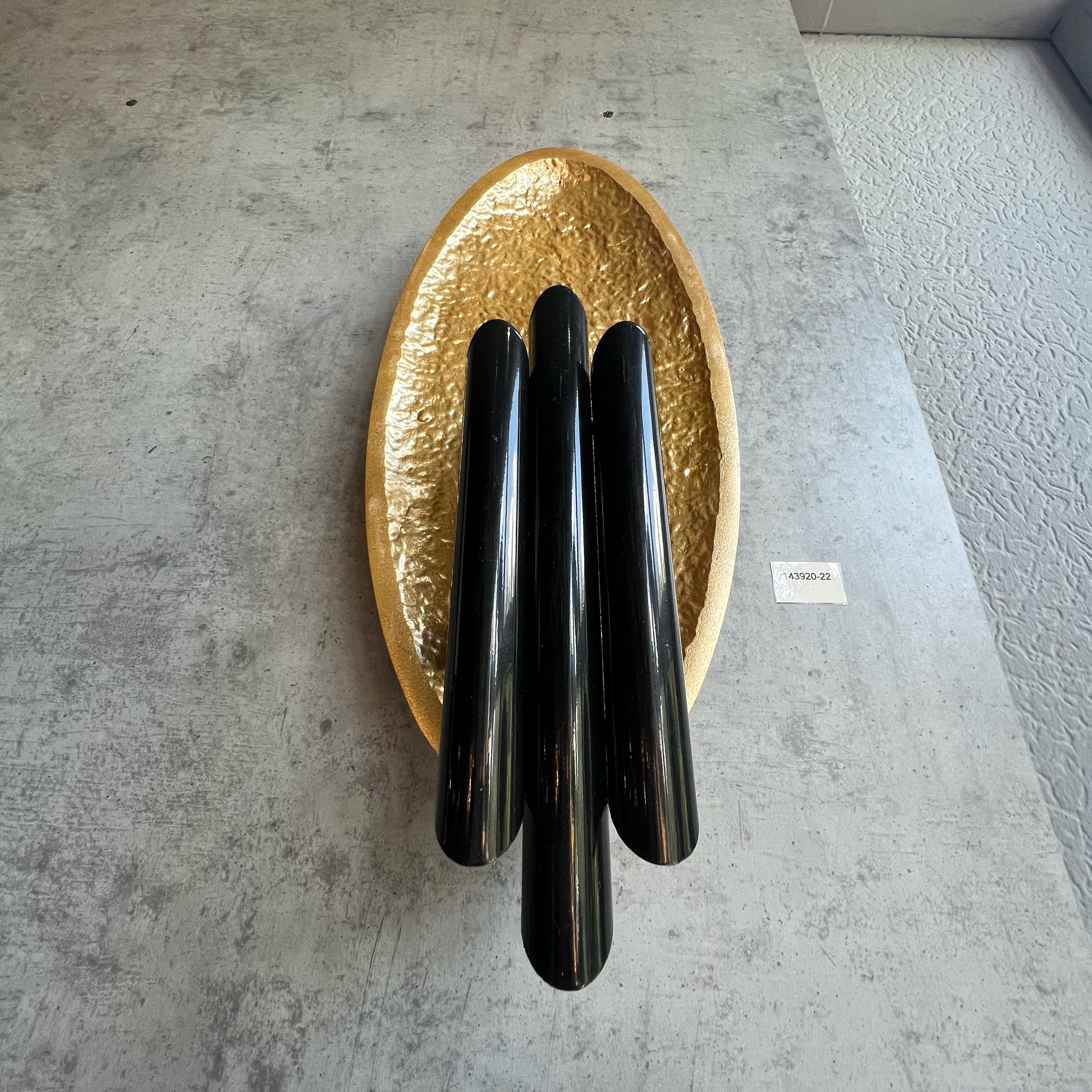 Бра Corrugation Gold 20*18*18 см, 2*G9*40W, ImperiumLoft 44.642, Чёрный, Золотистый, Серебристый
