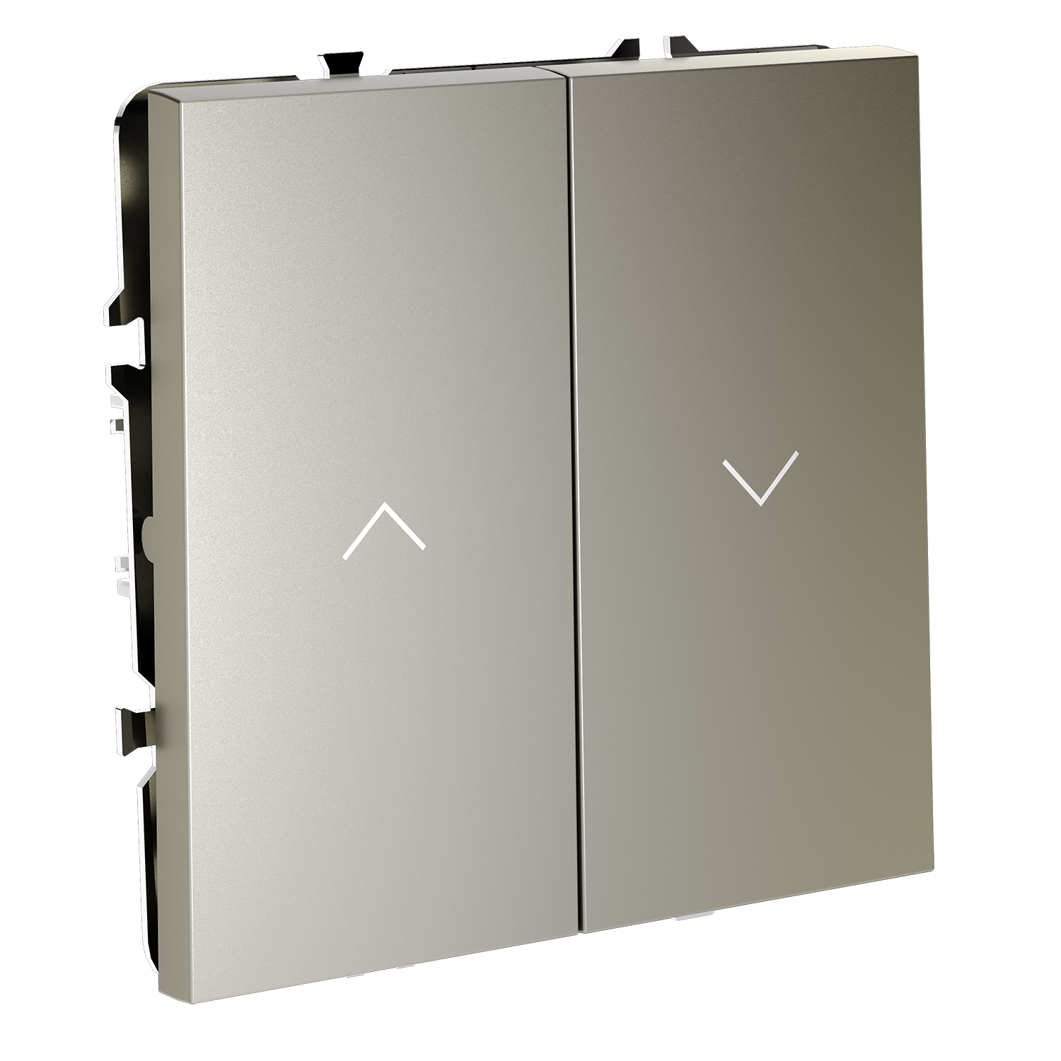 Выключатель встраиваемый для жалюзи 10А, шелк Voltum S70 VLS020704, Пластик Soft touch