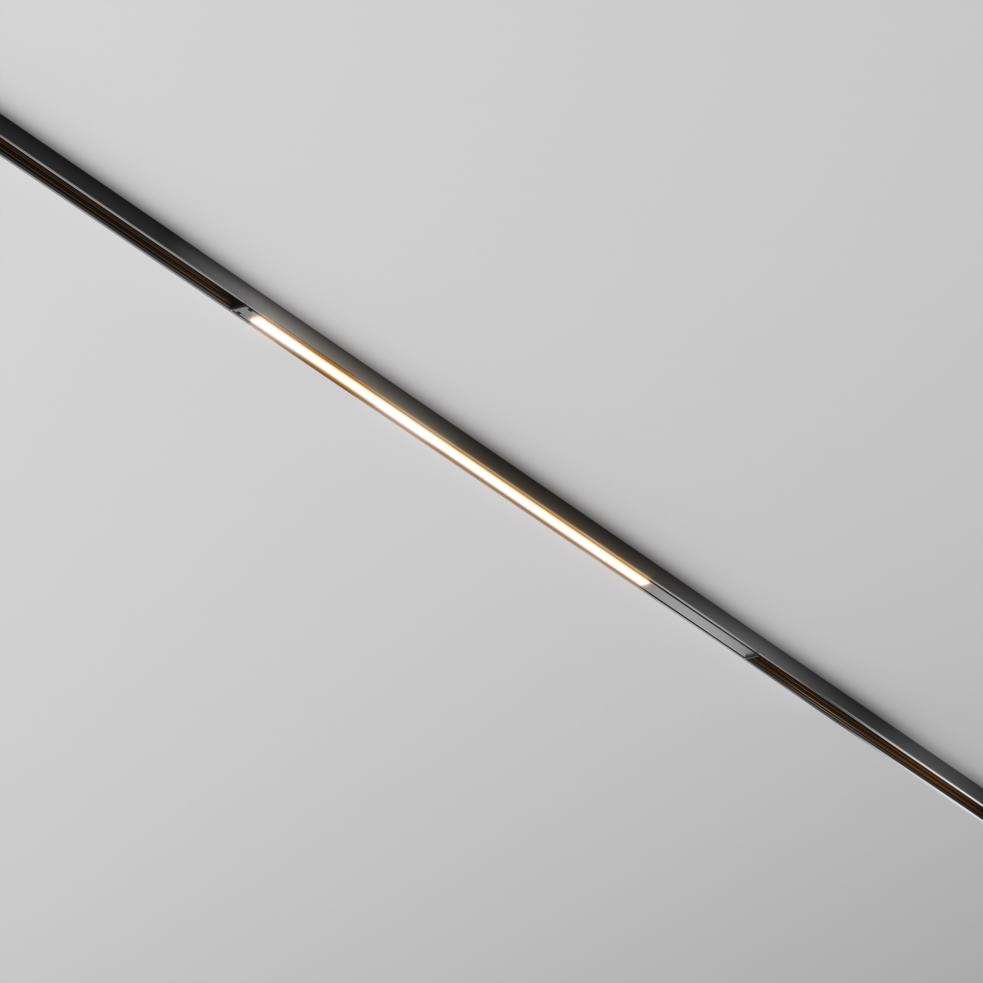 Трековый светильник Basis Exility X 2700-6000K 12Вт 120° Dim Dali2 75*1*-1 см, *LED*12W, K, Maytoni Technical  TR240-4-12WTW-DD2-B, Черный