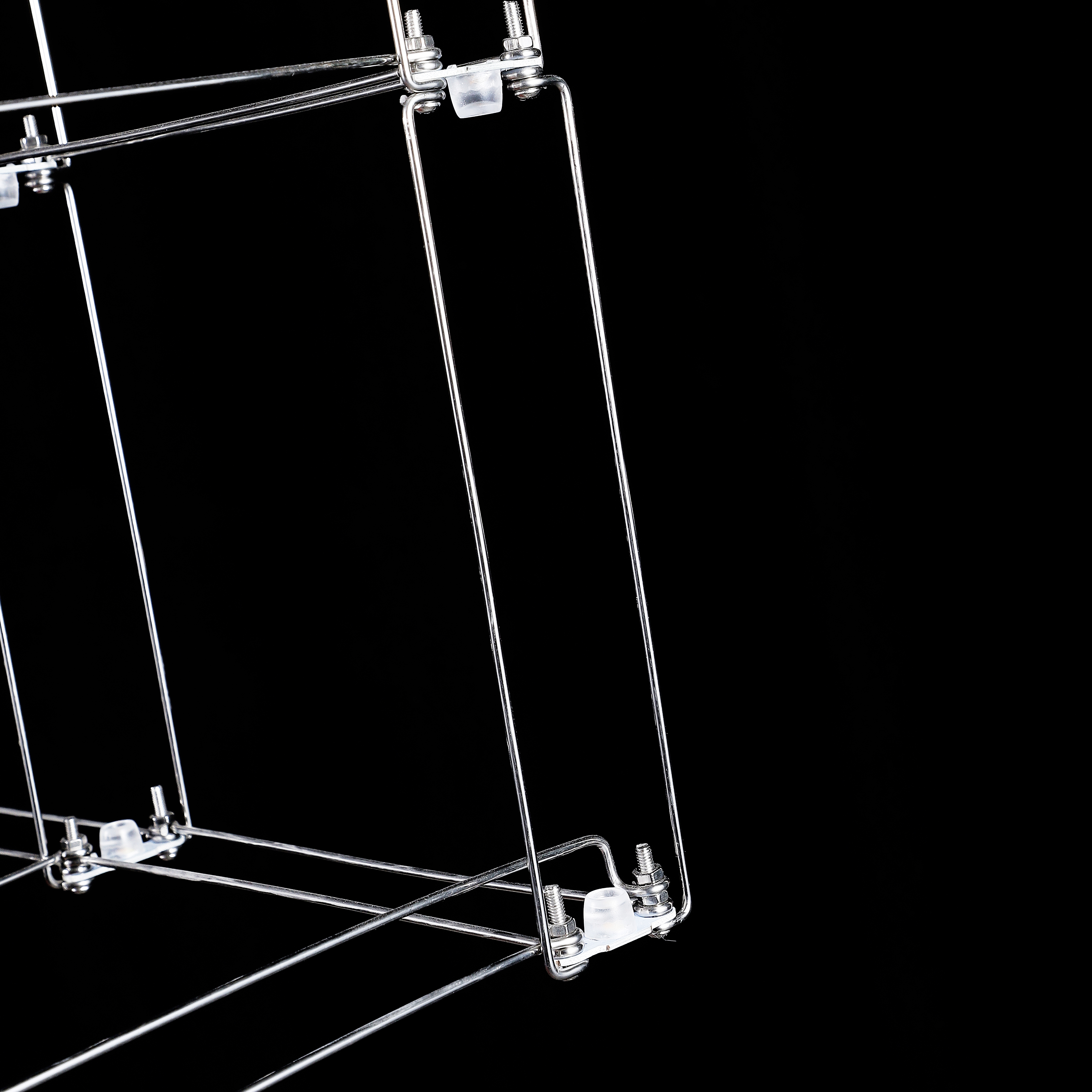 Подвесная люстра Quasar Cosmos Square LED pendant light 80/80/200 200*80*80 см, 220*LED*1W, ImperiumLoft 40.2440, Серебристый