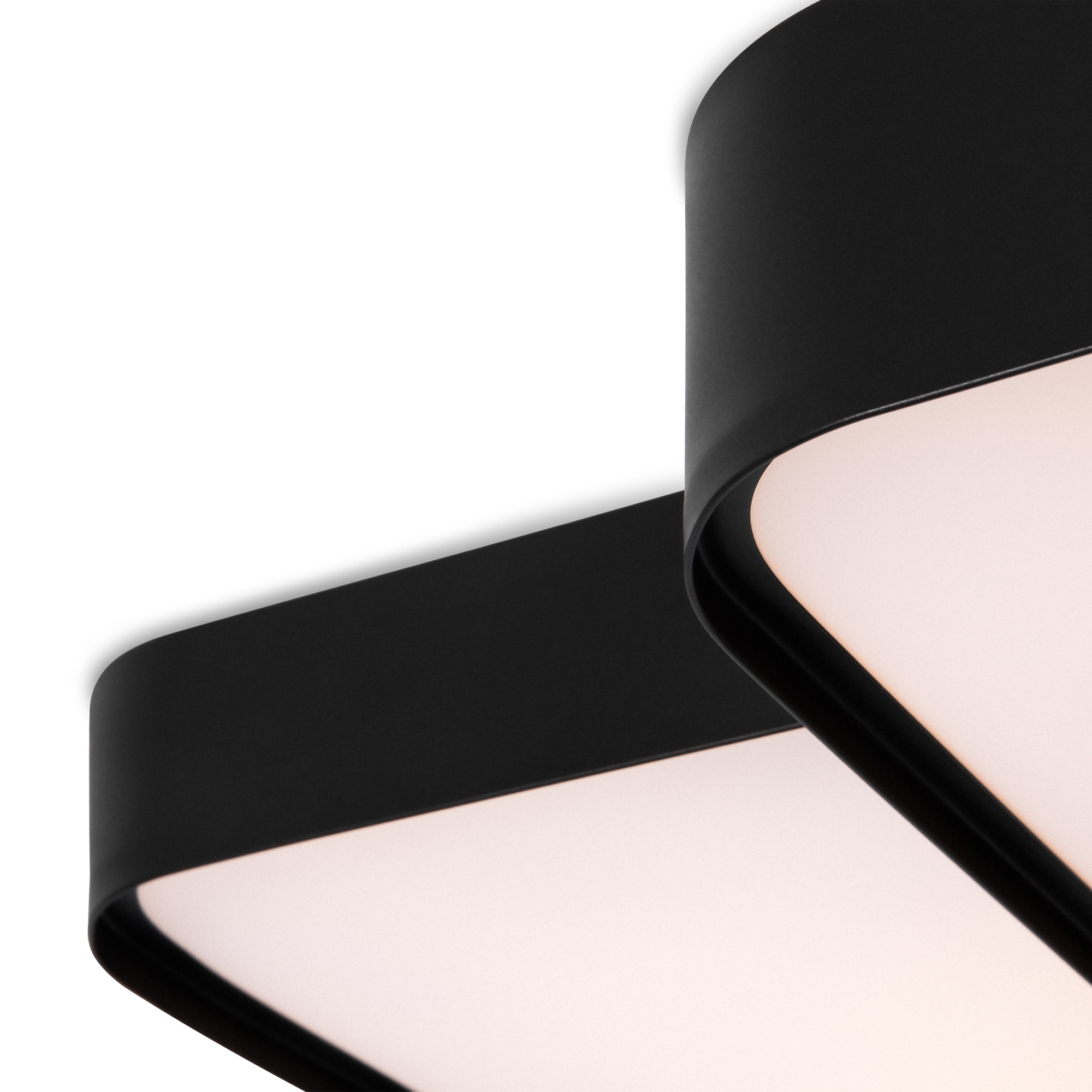 Светильник 50*50*-9 см, *LED*84W, 3000-7000K, Freya Площадь/Square FR6095CL-L84B, Черный