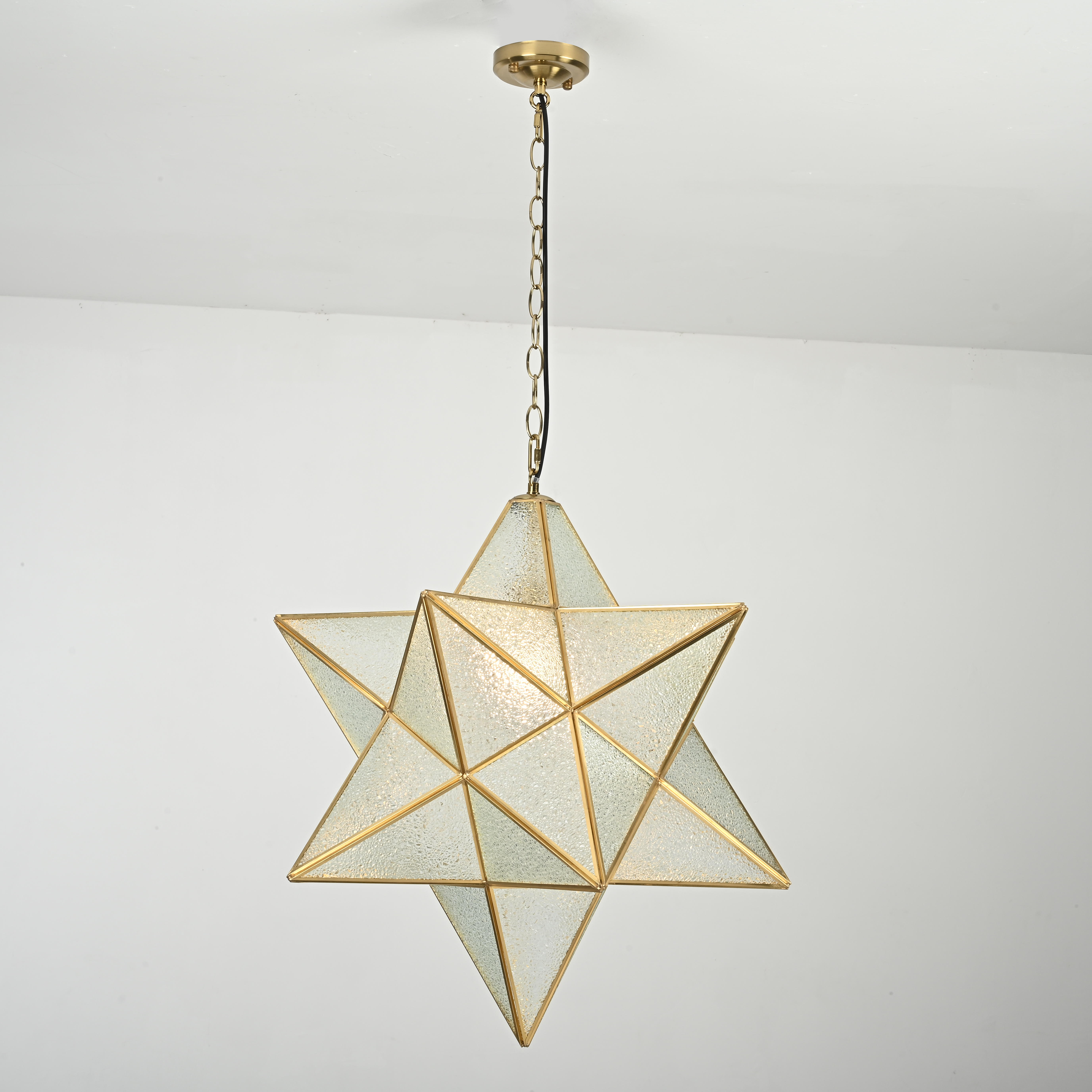 Подвесной светильник Star Effervescent D60 60*60*62 см, 1*E27*60W, ImperiumLoft 40.225, Золотистый