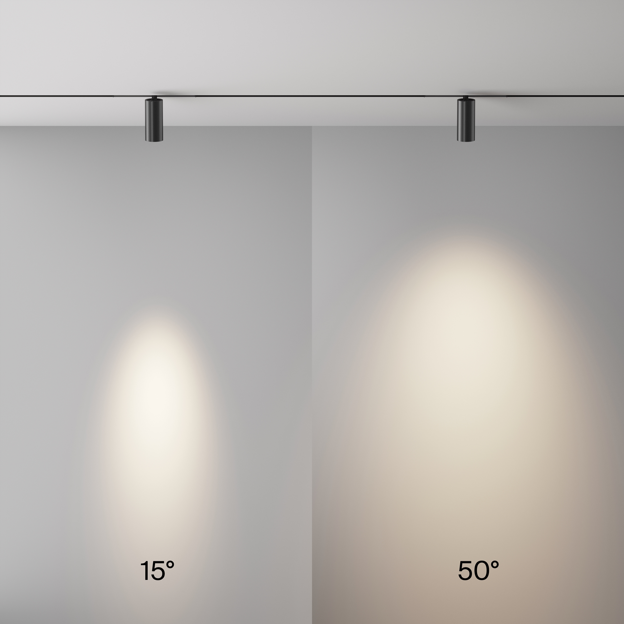 Трековый светильник Focus Led Exility X 4000K 5Вт 36° 16*1*-10 см, *LED*5W, 480K, Maytoni Technical  TR243-5W4K-B, Черный