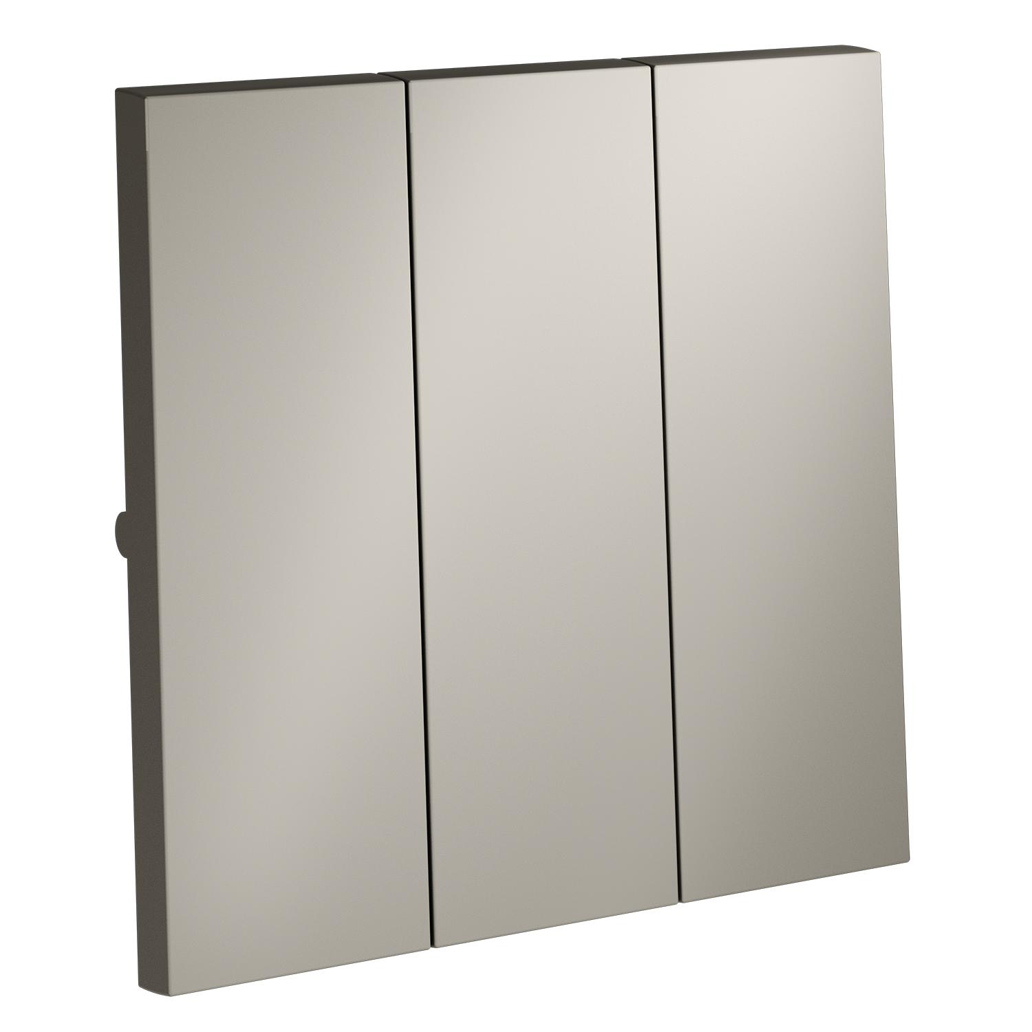 Клавиши для выключателя/переключателя трехклавишного, кашемир Voltum S70 VLS000503, Пластик Soft touch