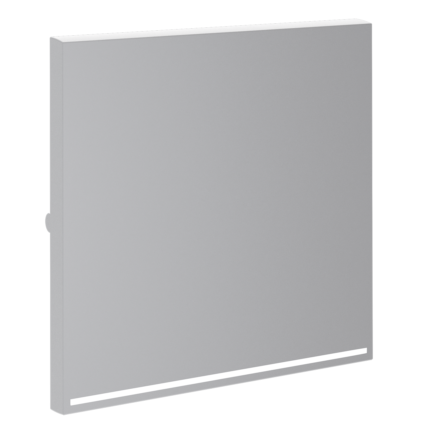 Клавиша для выключателя/переключателя одноклавишного с подсветкой, S70, серый Voltum VLS000216