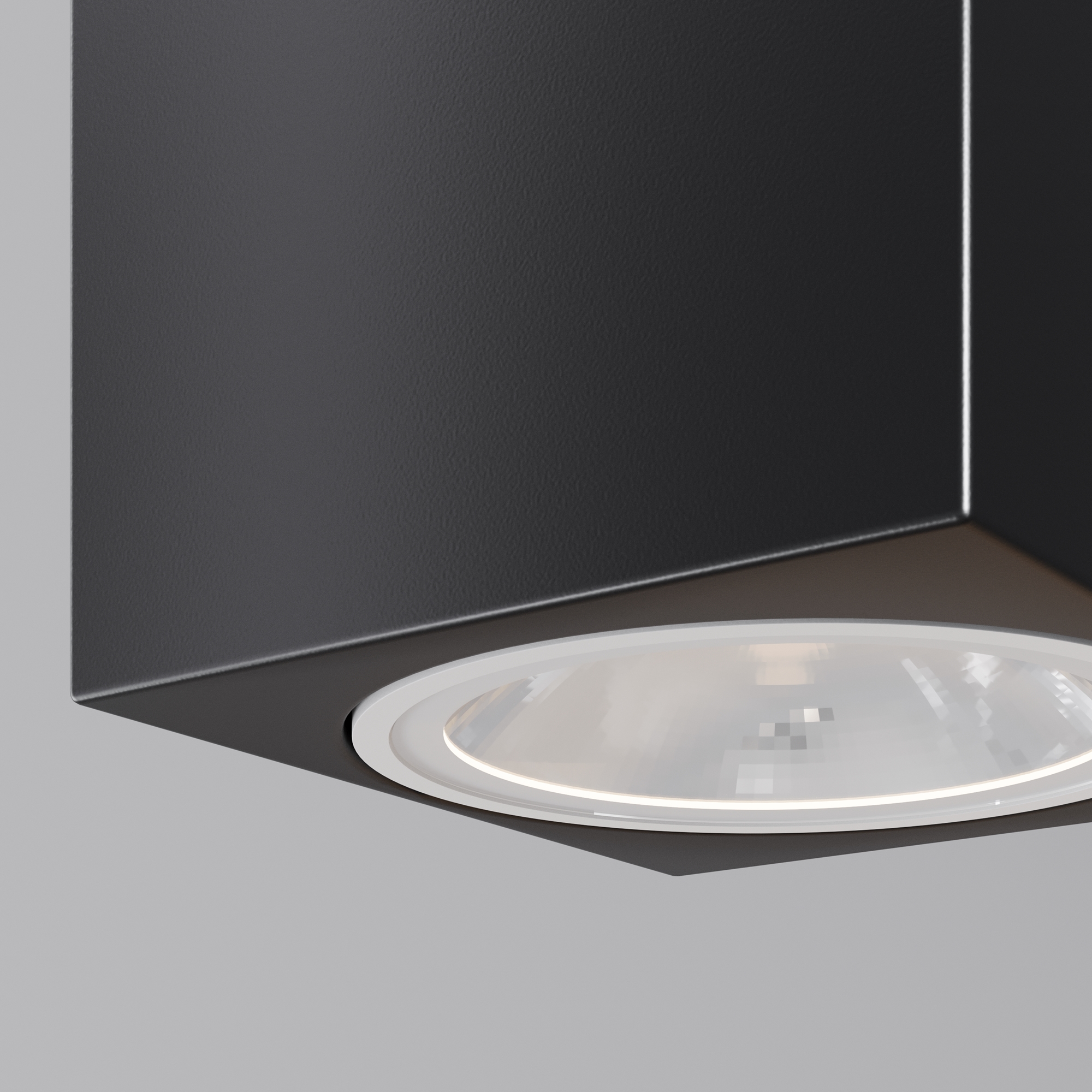 Уличный настенный светильник 8*12*-11 см, *LED*10W, 3000K, Maytoni Outdoor Block O507WL-L10B3K, Черный