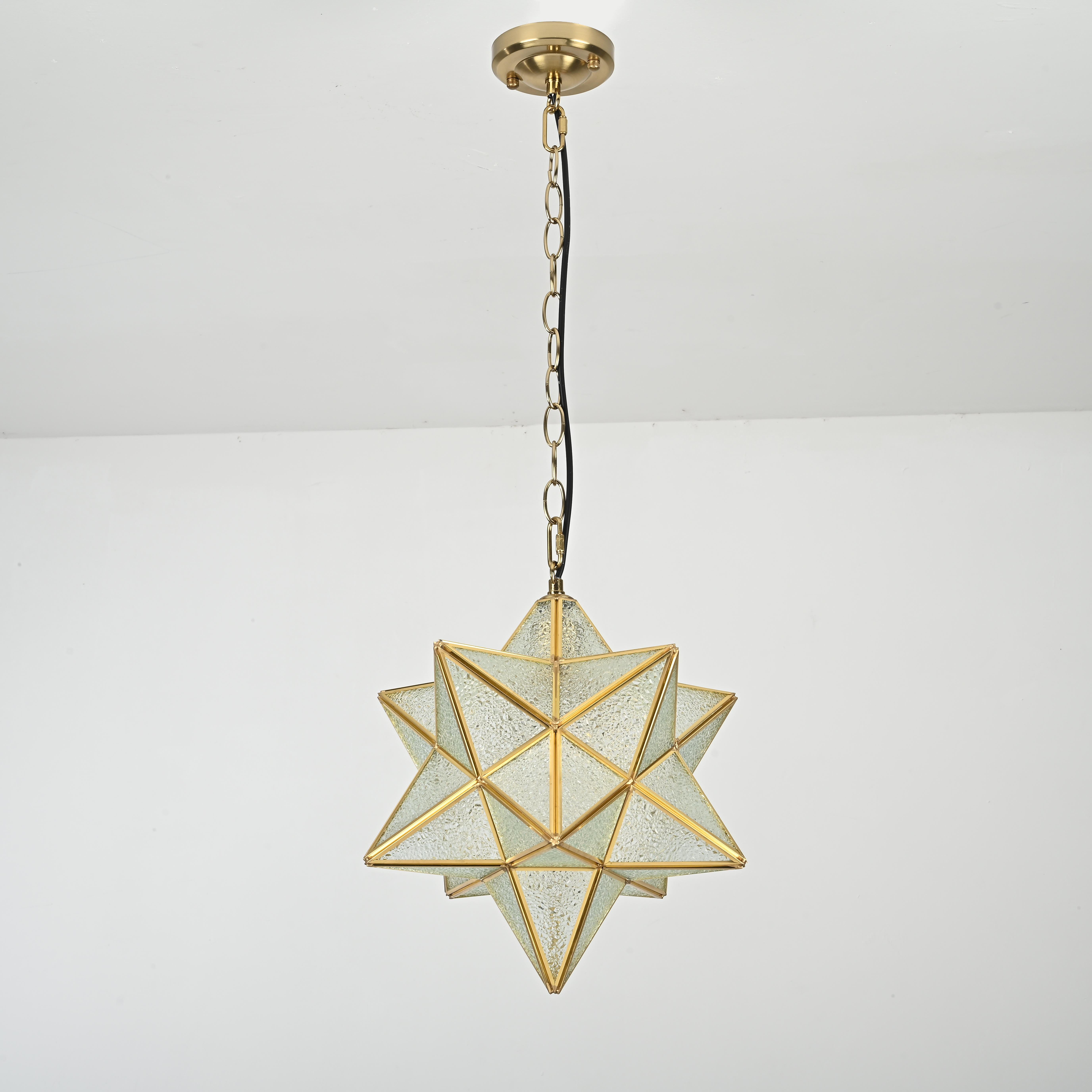 Подвесной светильник Star Effervescent D35 35*35*37 см, 1*E27*60W, ImperiumLoft 40.225, Золотистый