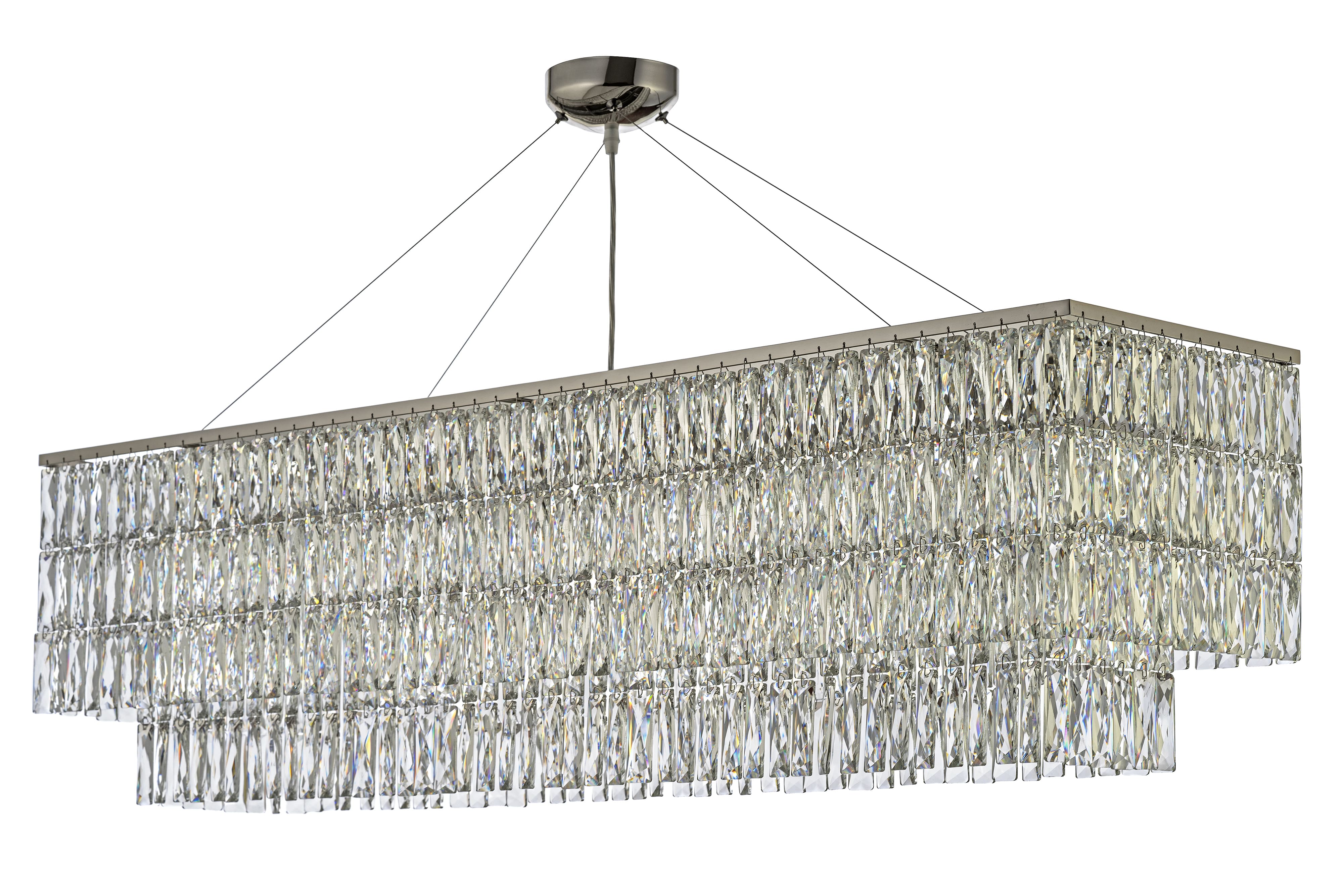 Люстра подвесная *31*35 см, 10*G9*40W, Arti Lampadari Acquaro Acquaro E 1.5.120x30.101 NP, никель