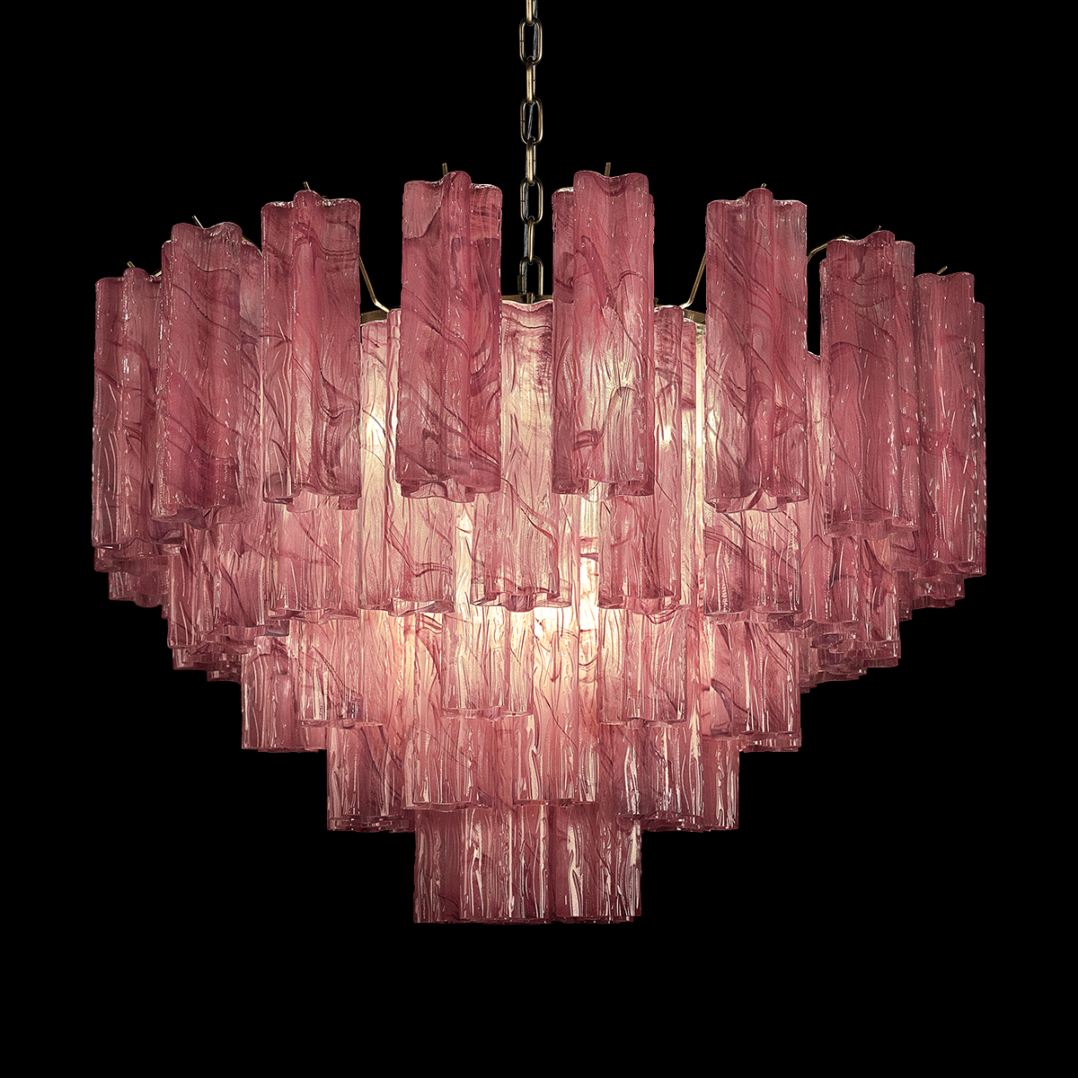 Подвесная люстра 80 см, Loft IT Murano 10580/800 Pink, бронза
