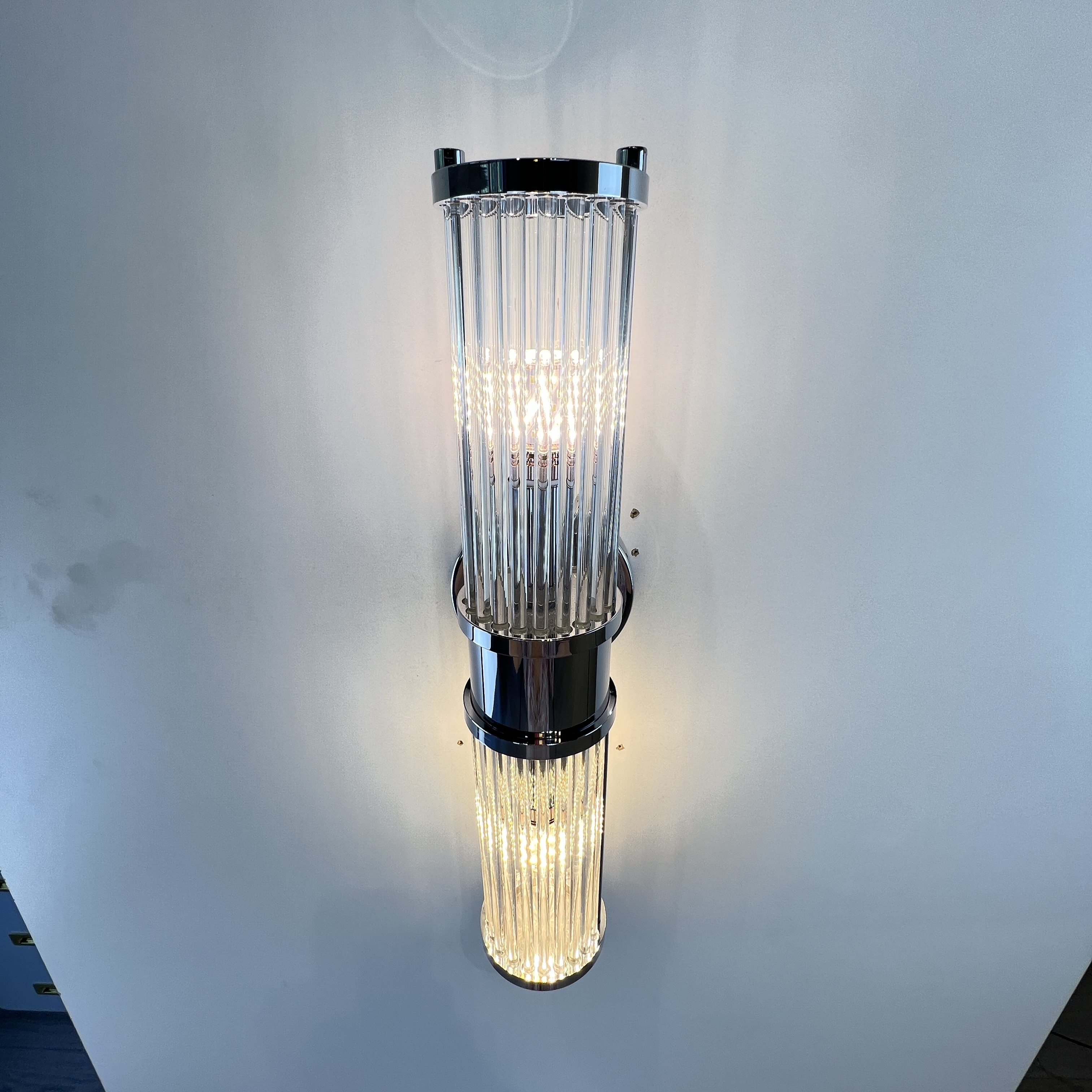 Бра Imperium Collection Claridges 123208-01 nickel 12*12*46,5 см, 2*E14*40W, ImperiumLoft 123208-01, Никель