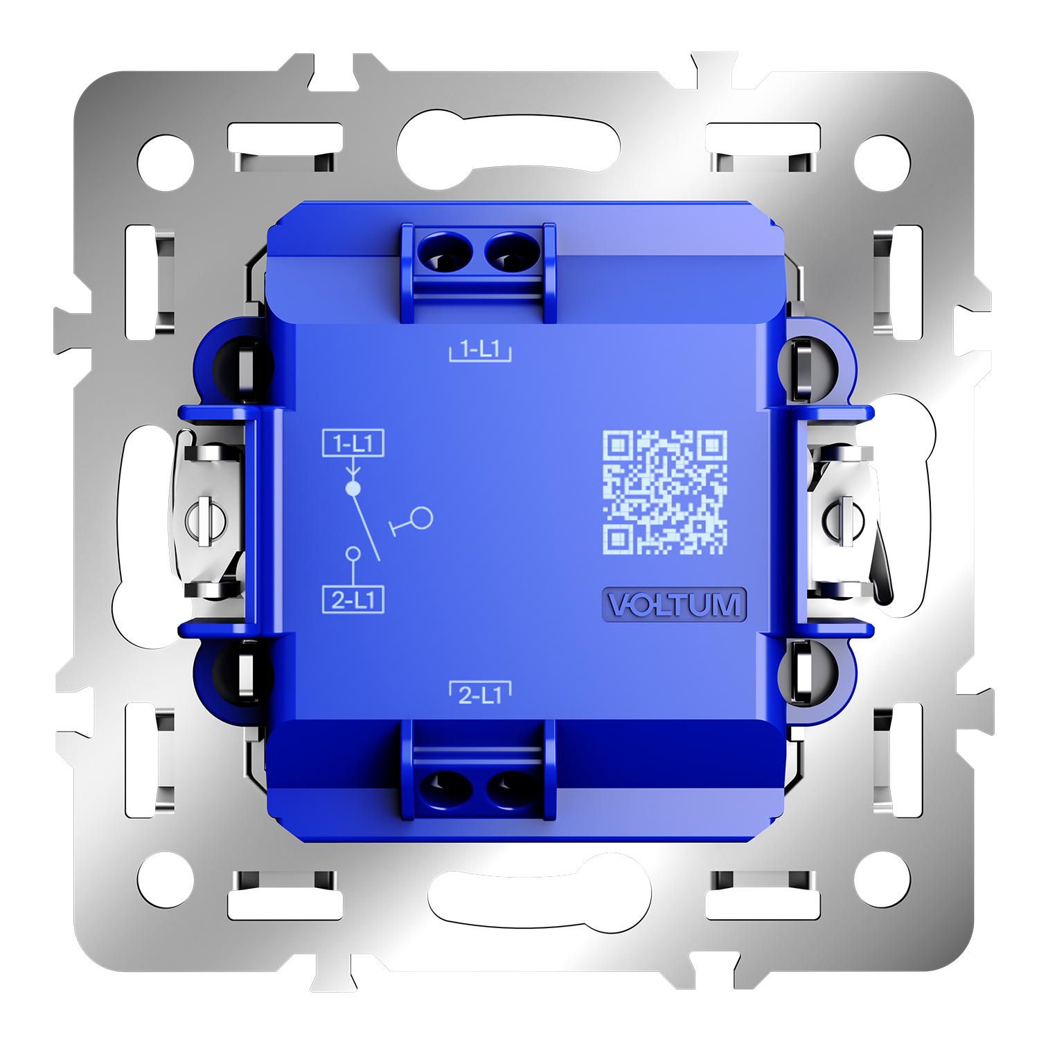 Механизм выключателя одноклавишного 10А, S70 Voltum S70 VLS0101M, Металл