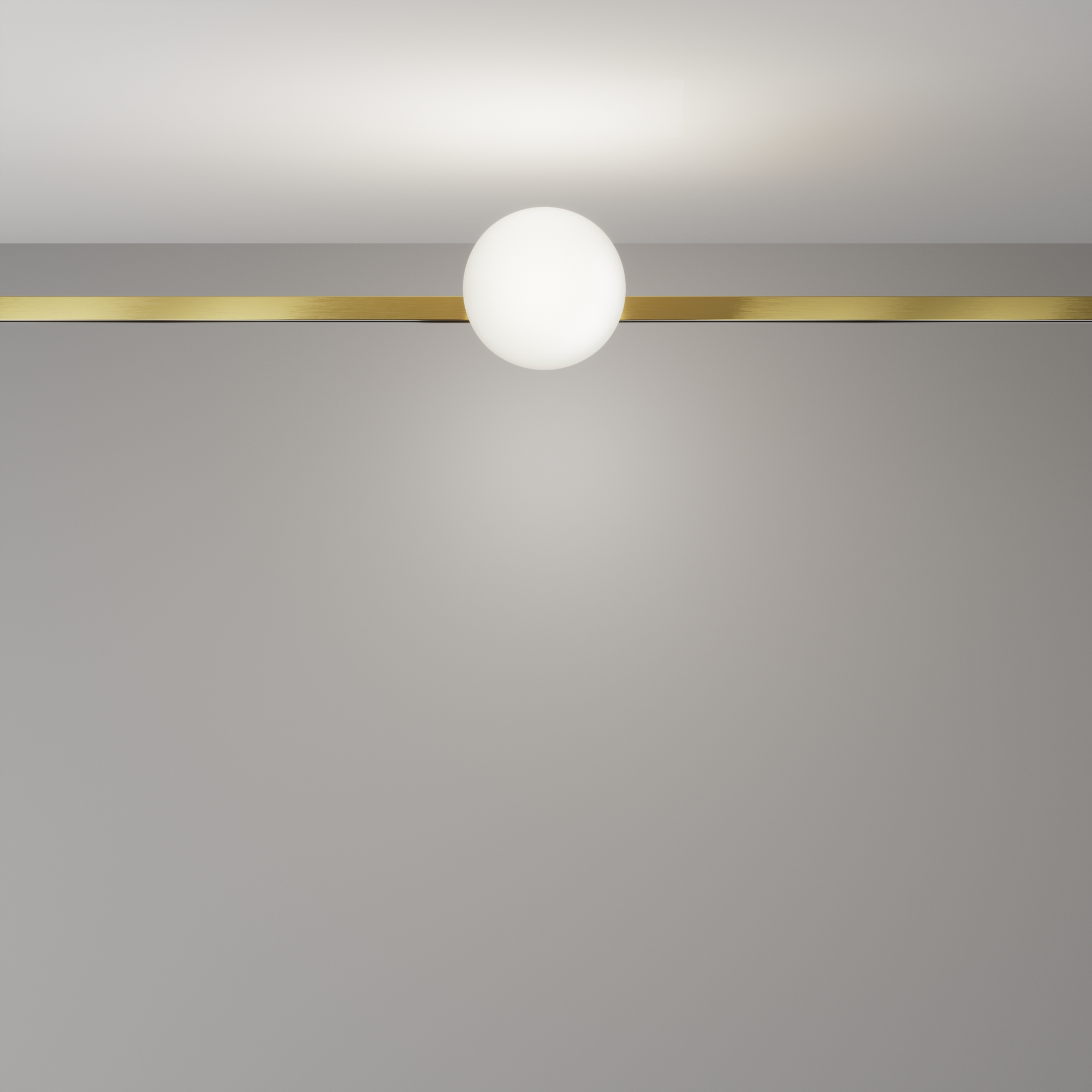Трековый светильник 12,4*10*-10 см, *LED*5W, 4000K, Maytoni Technical Luna TR229-1-5W4K-BS, Латунь