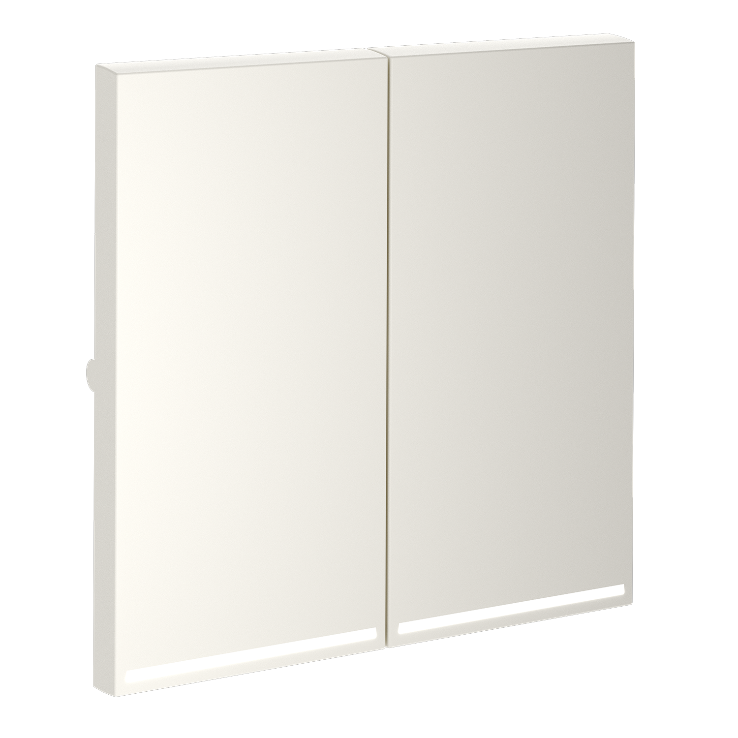 Клавиши для выключателя/переключателя двухклавишного с подсветкой, S70, хлопок Voltum VLS000413