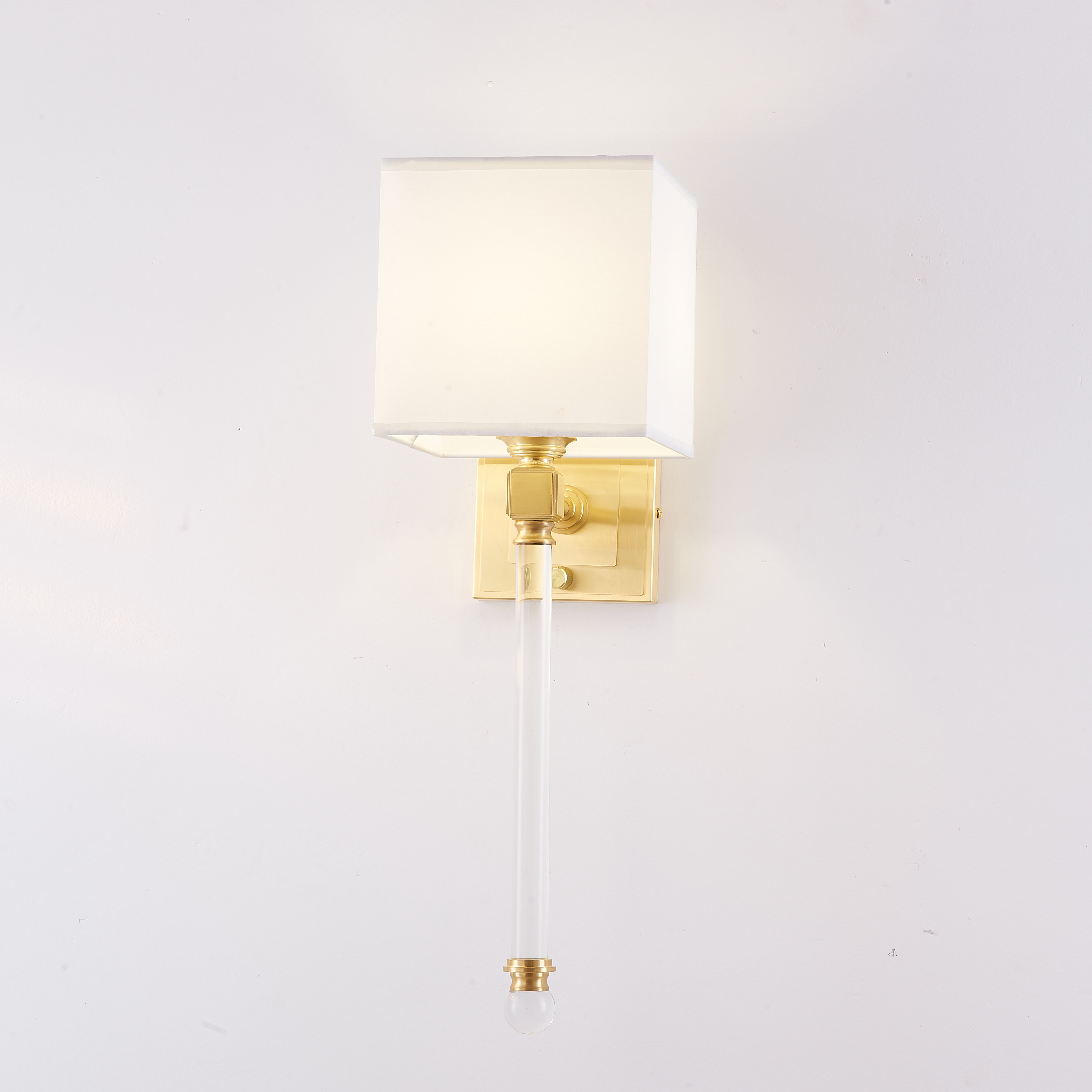 Бра Regina Andrew Crystal Sconce Brass 17,7*15,4*59 см, 1*E14*40W, ImperiumLoft 149048-22, Латунь, Прозрачный