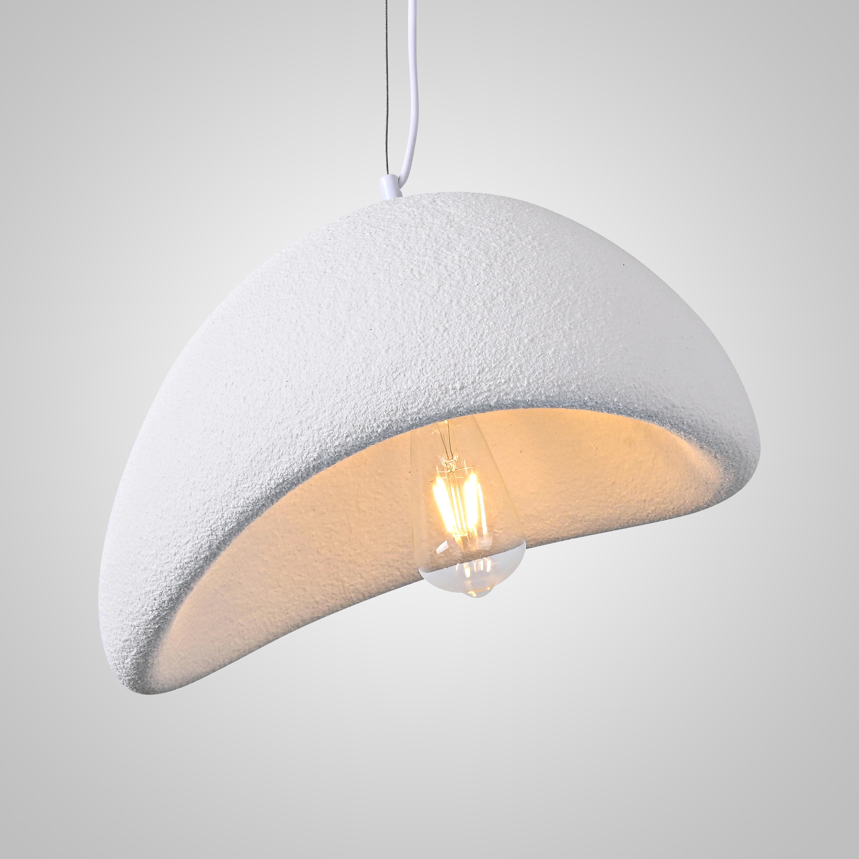 Подвесной светильник CEMENCLOUD B D50 White 38*47*47 см, 1*E27*60W, ImperiumLoft cemencloud01, Белый