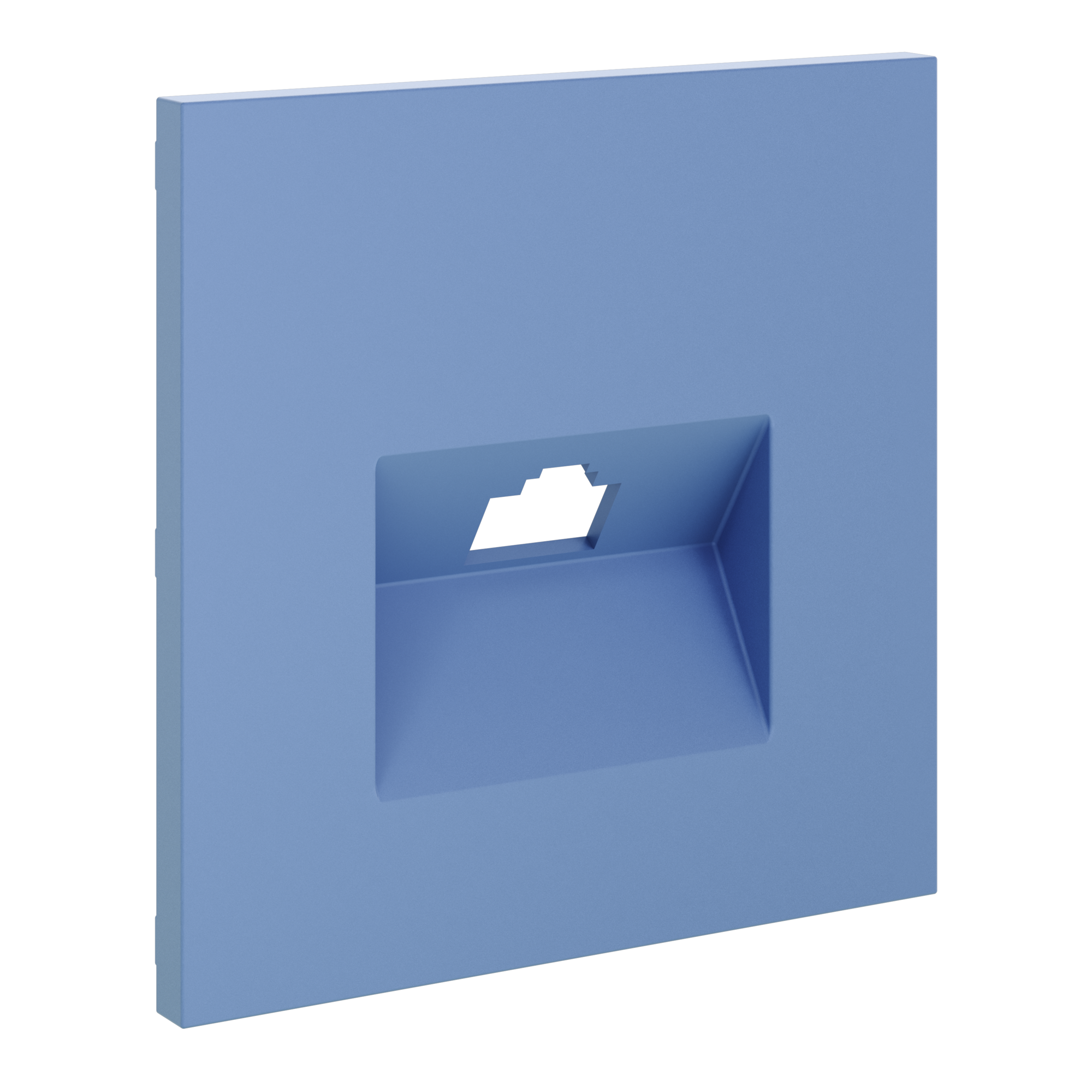 Накладка для розетки компьютерной RJ45 кат.6, S70, деним Voltum VLS001315