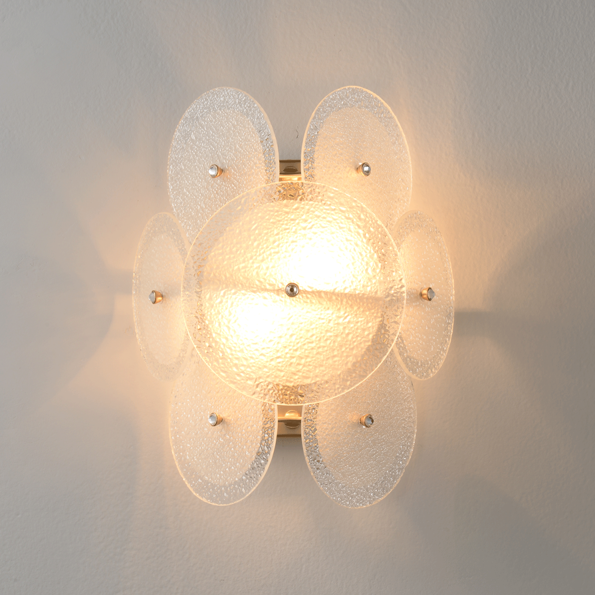 Настенный светильник 30 см, Crystal Lux DANDELION AP2 GOLD, золото