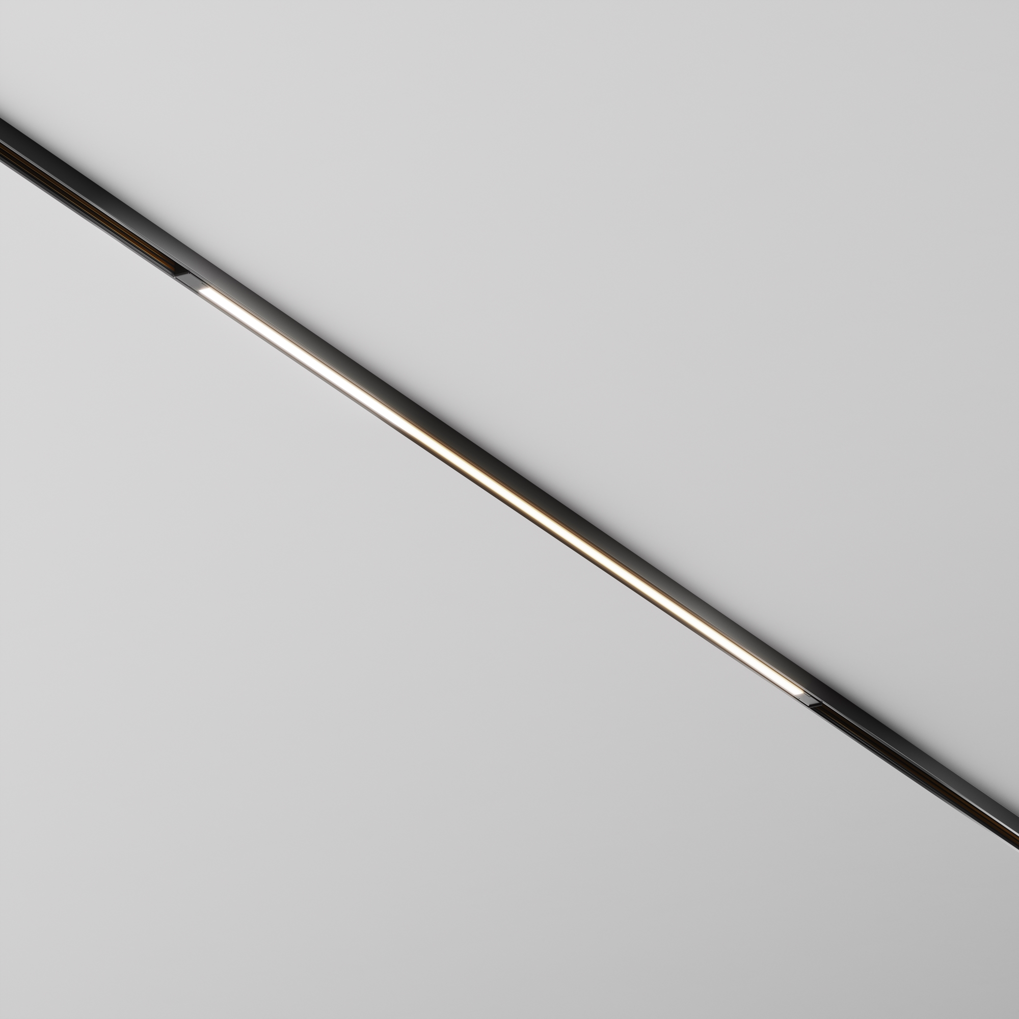 Трековый светильник Basis Exility X 4000K 18Вт 120° 89*1*-1 см, *LED*18W, 940K, Maytoni Technical  TR240-2-18W4K-B, Черный