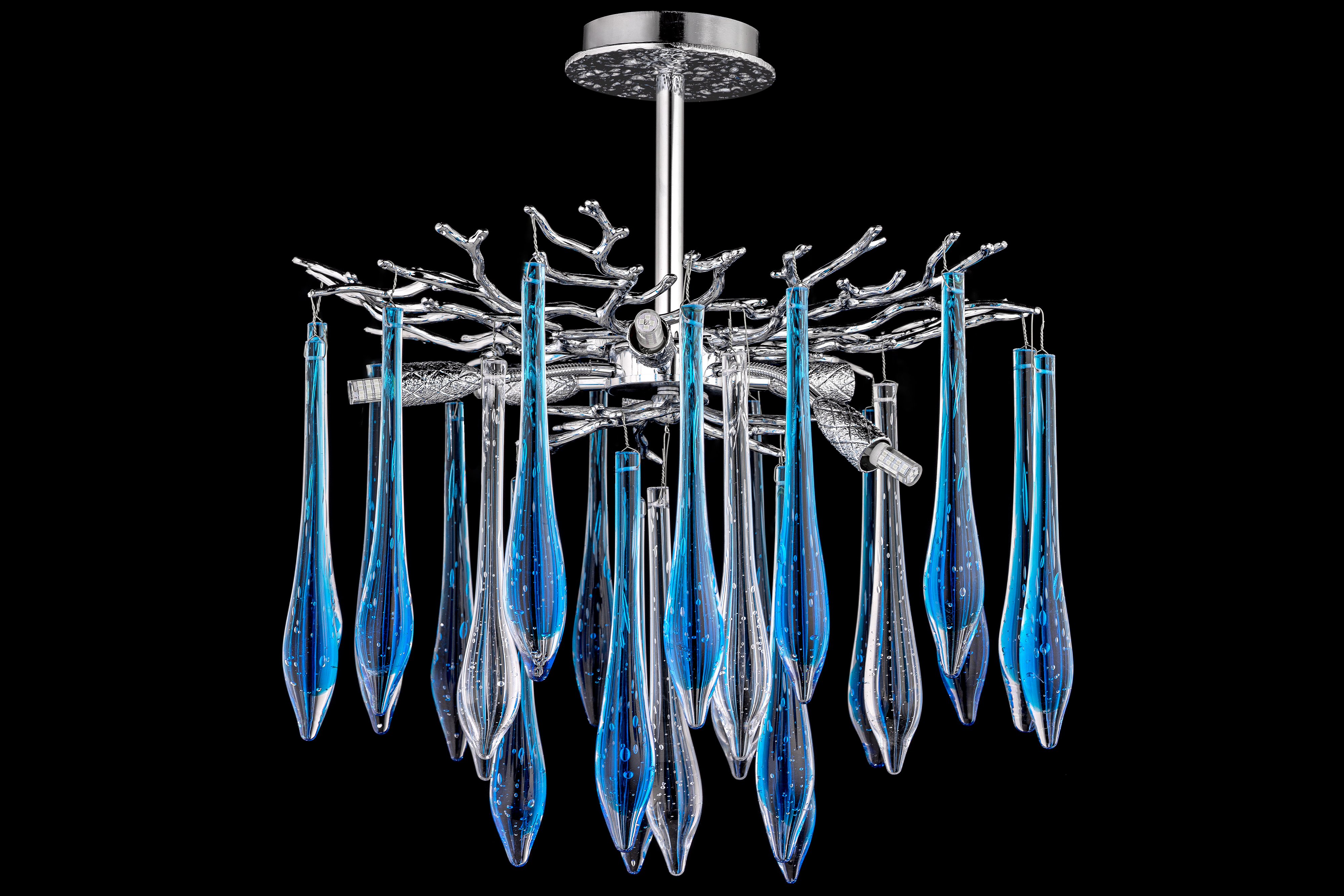 Люстра потолочная *50*55 см, 6*G9*40W, Dio D`arte Tavenna Nickel Tavenna H 1.3.46.178 N, никель