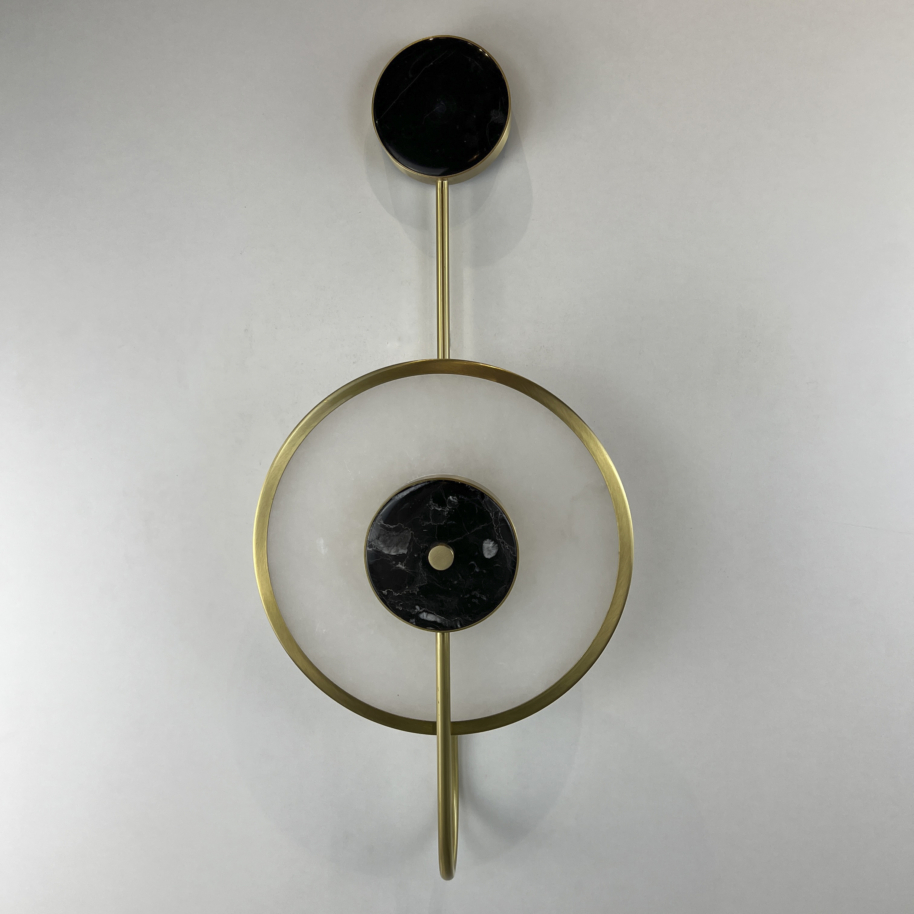 Бра-бра из мрамора LOREO A *25*46 см, 1*LED*5W, ImperiumLoft 149474-22, Латунь