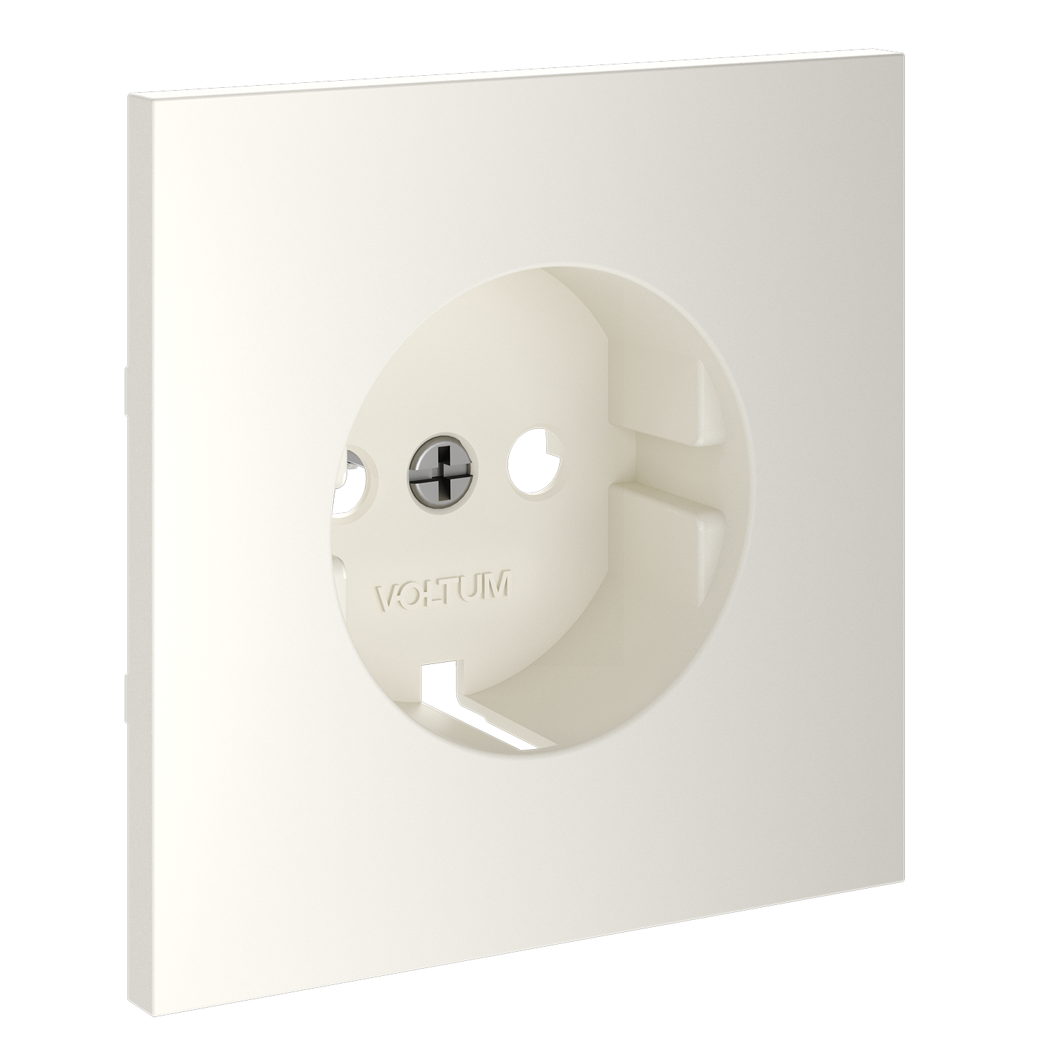 Накладка для розетки с заземлением, S70, хлопок Voltum VLS000613