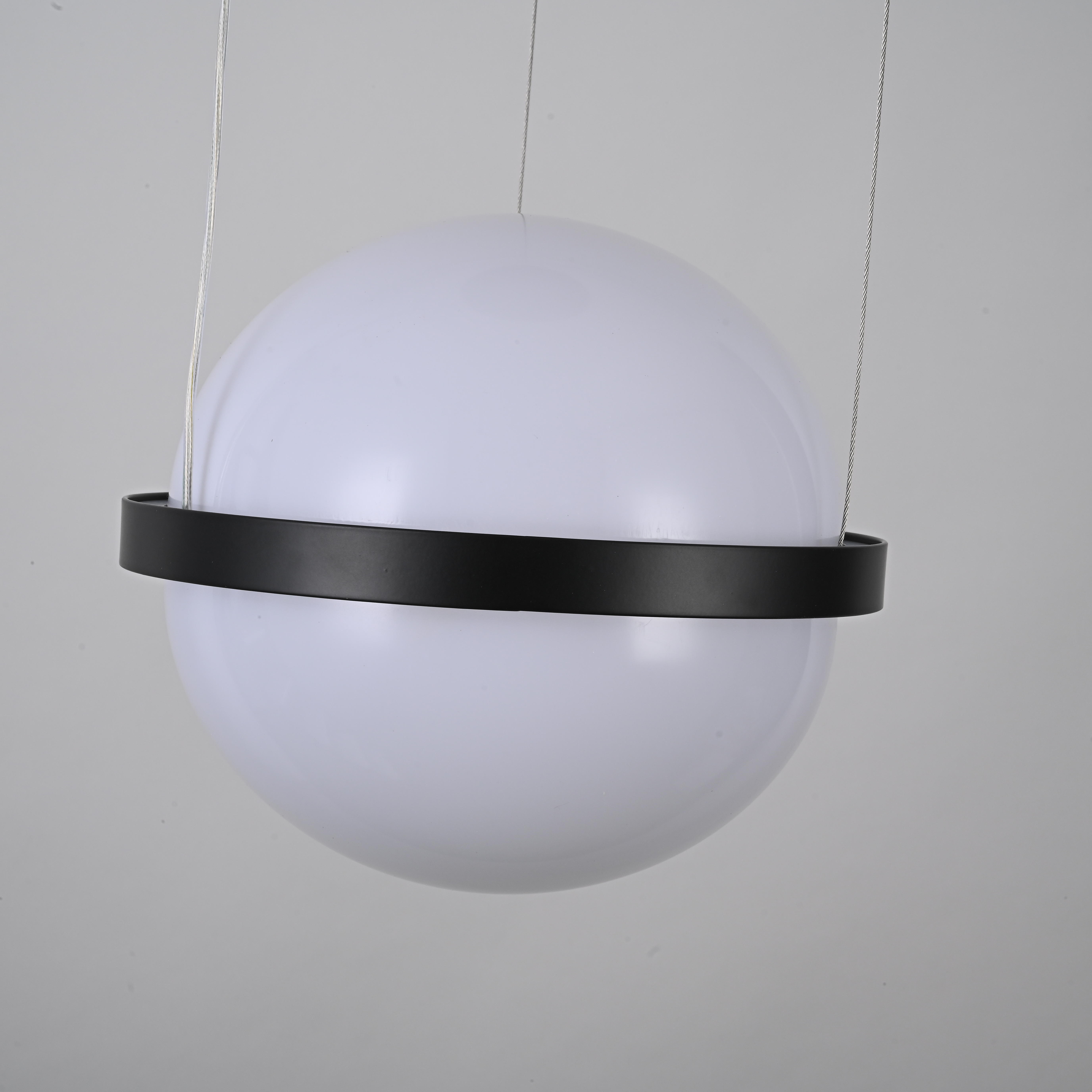 Подвесной светильник PALMA lamp Шар 22*22*250 см, 1*LED*9W, 3000, 4000, 6000K, ImperiumLoft 22.93727, Серый