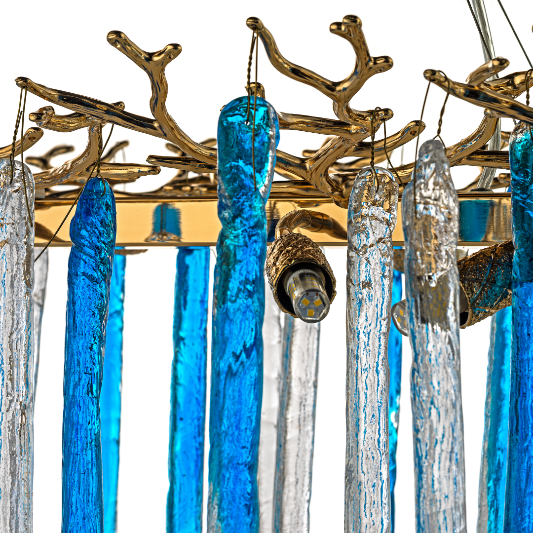 Люстра подвесная ** см, 10*G9*40W, Dio D`arte Tavenna Gold Tavenna H 1.5.100x40.176 G, золотой