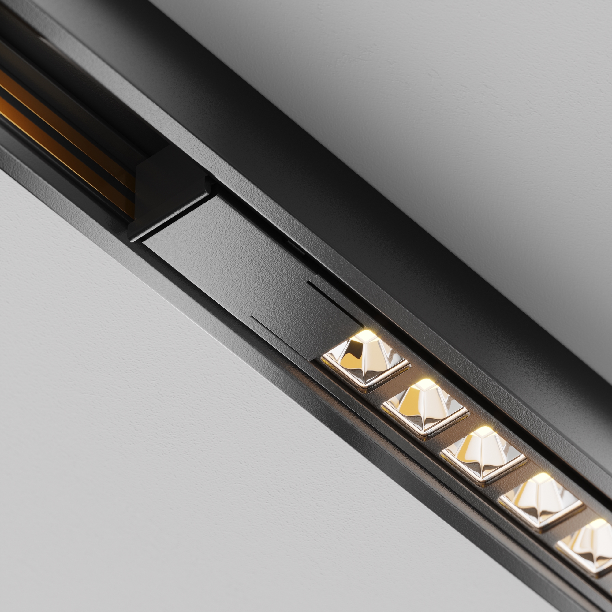 Трековый светильник Points Exility X 3000K 6Вт 40° 33*1*-1 см, *LED*6W, 540K, Maytoni Technical  TR241-2-6W3K-B, Черный