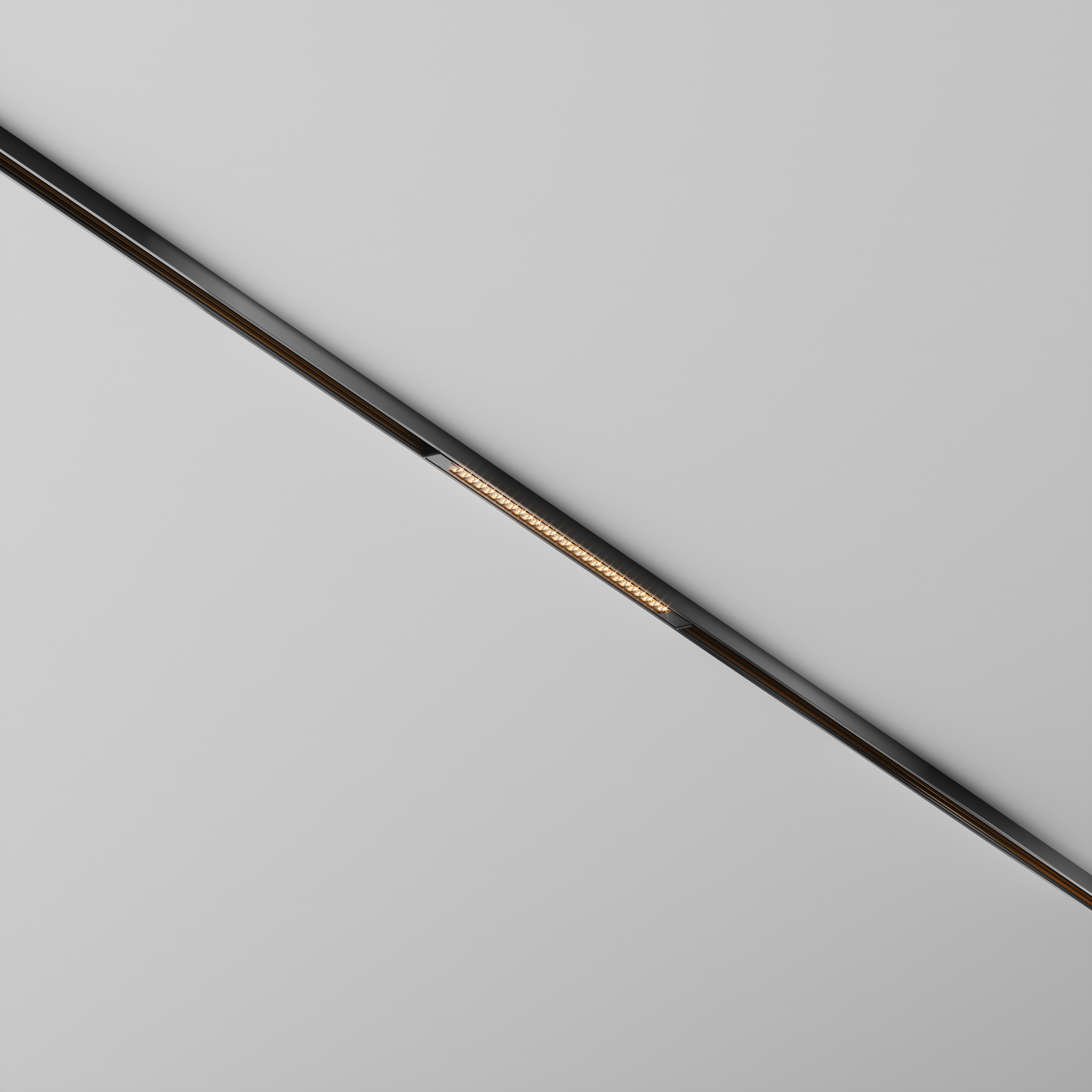 Трековый светильник Points Exility X 3000K 6Вт 40° 33*1*-1 см, *LED*6W, 540K, Maytoni Technical  TR241-2-6W3K-B, Черный