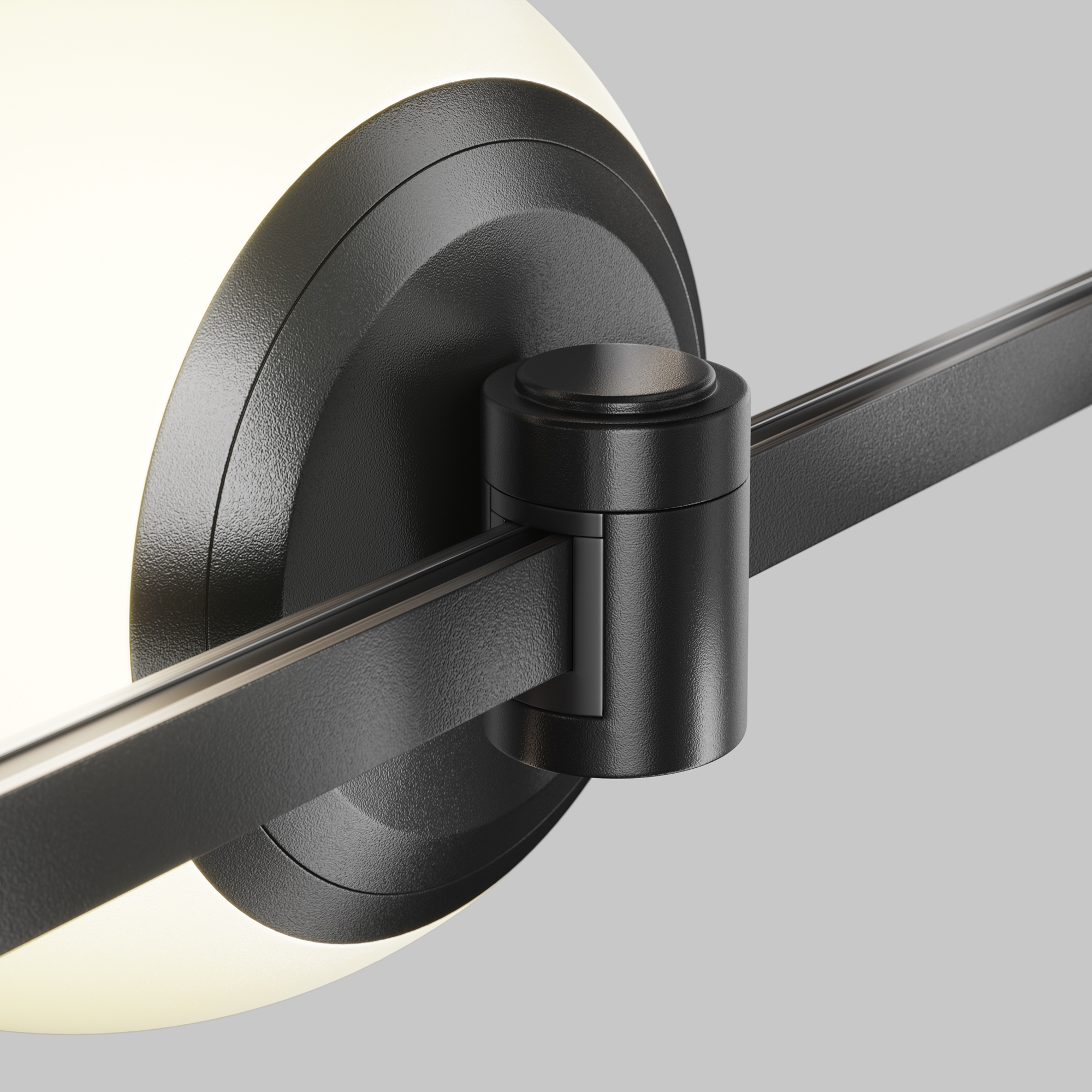 Трековый светильник 16,7*15*-15 см, *LED*8W, 3000K, Maytoni Technical Luna TR229-1-8W3K-B, Черный