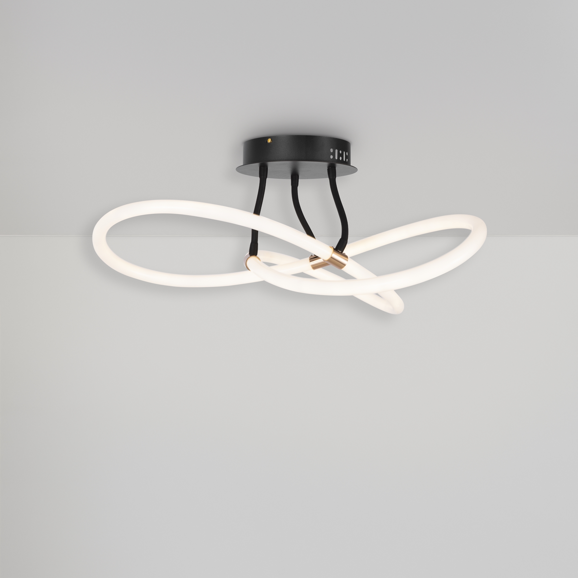 Светильник *60*-23 см, *LED*44W, 4000K, Freya Нарядный/Fancy FR6059CL-L35B, Черный с Золотом
