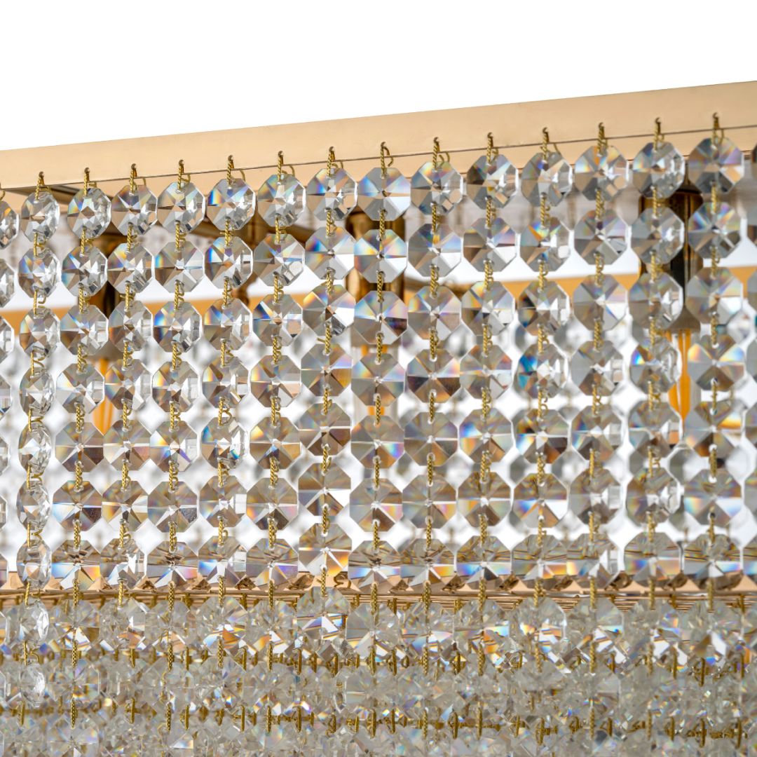 Люстра подвесная **25 см, 10*G9*40W, Arti Lampadari Milano Milano E 1.5.120X30.105 G, Золото